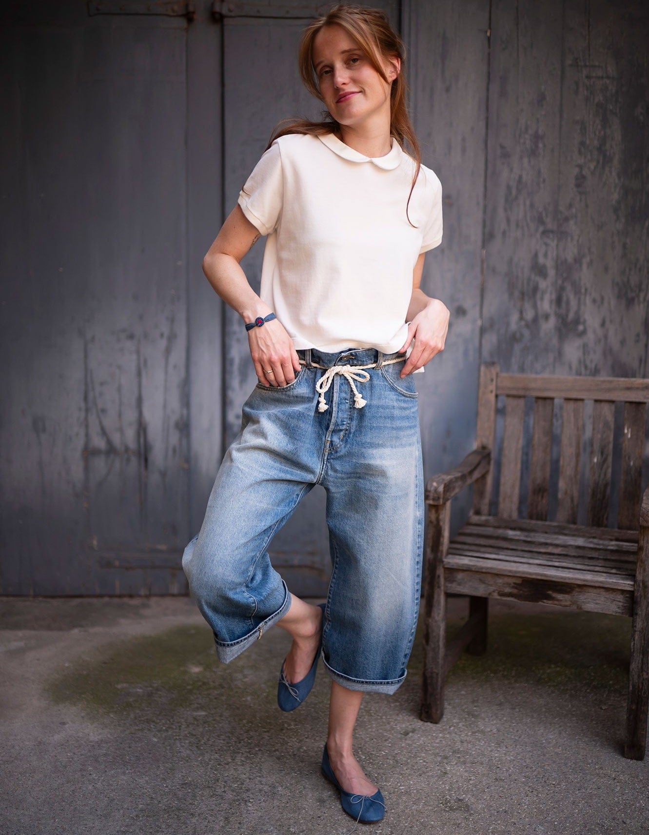 PeppinoPeppino Clothing Vintage Light Blue / 00 / Extra Small The 50s Selvedge Denim Culotte, Various Colors