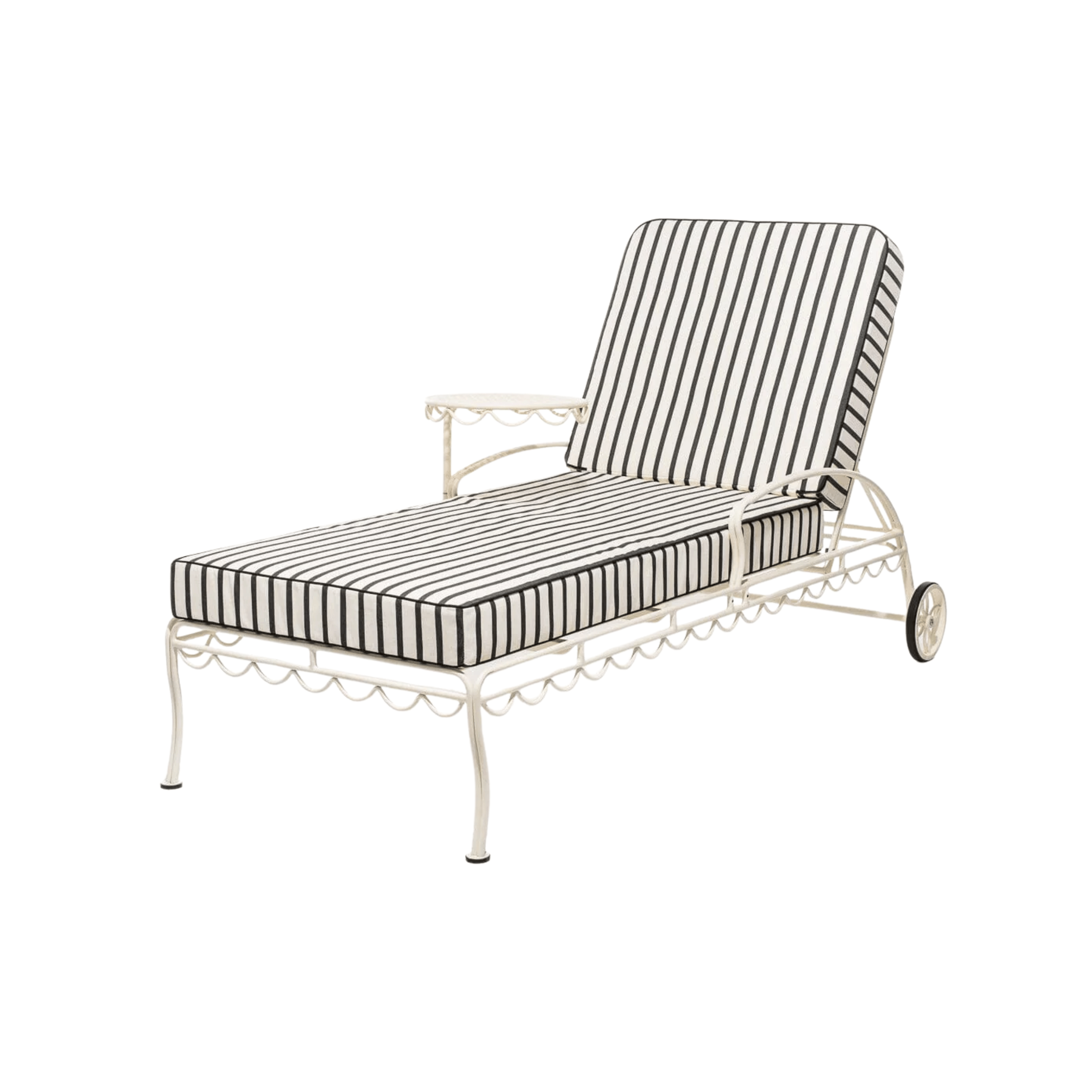 Business & Pleasure SHOP Monaco Black Stripe The Al Fresco Sun Lounger