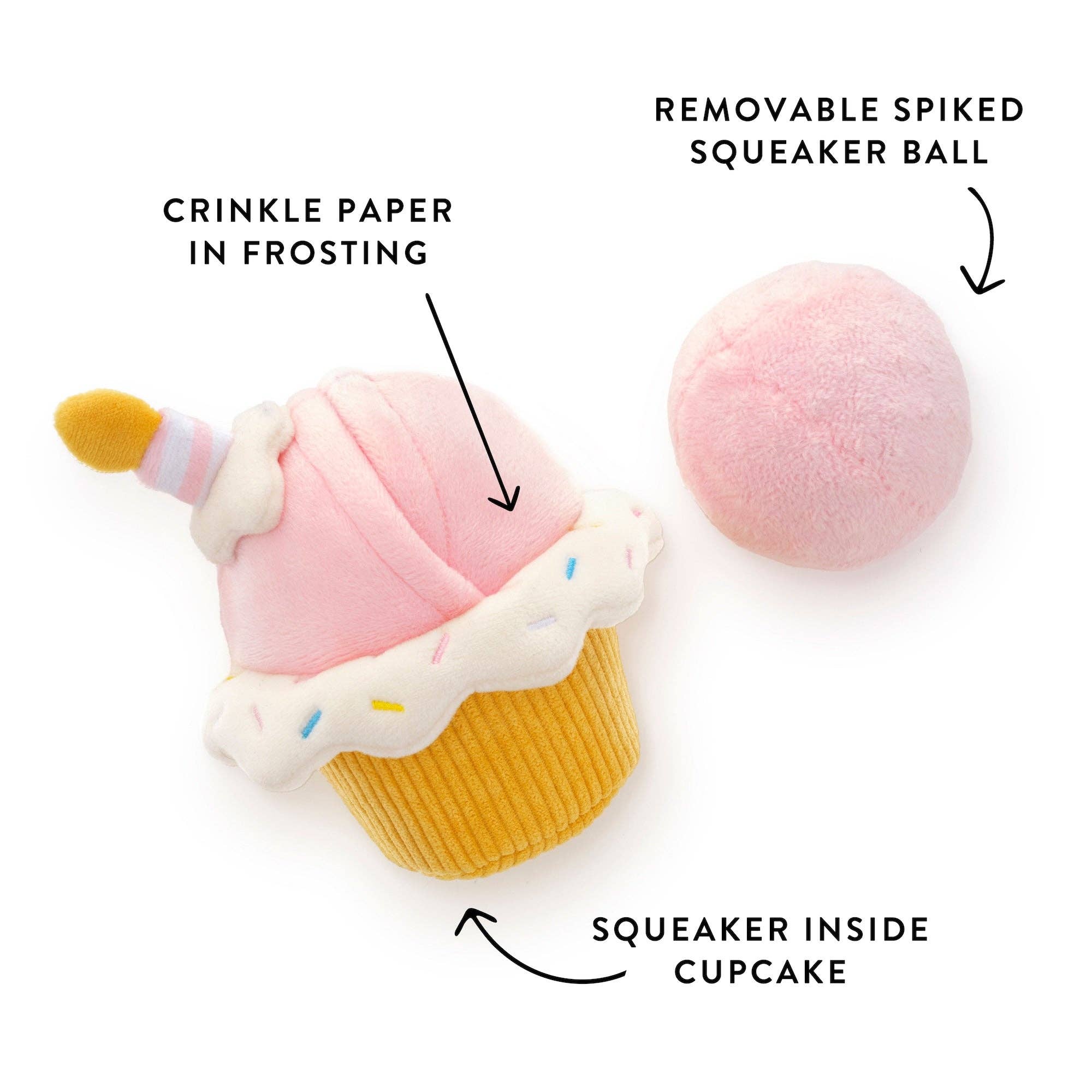The Foggy Dog The Foggy Dog - Cupcake Valentine's Day Interactive Snuffle Dog Toy