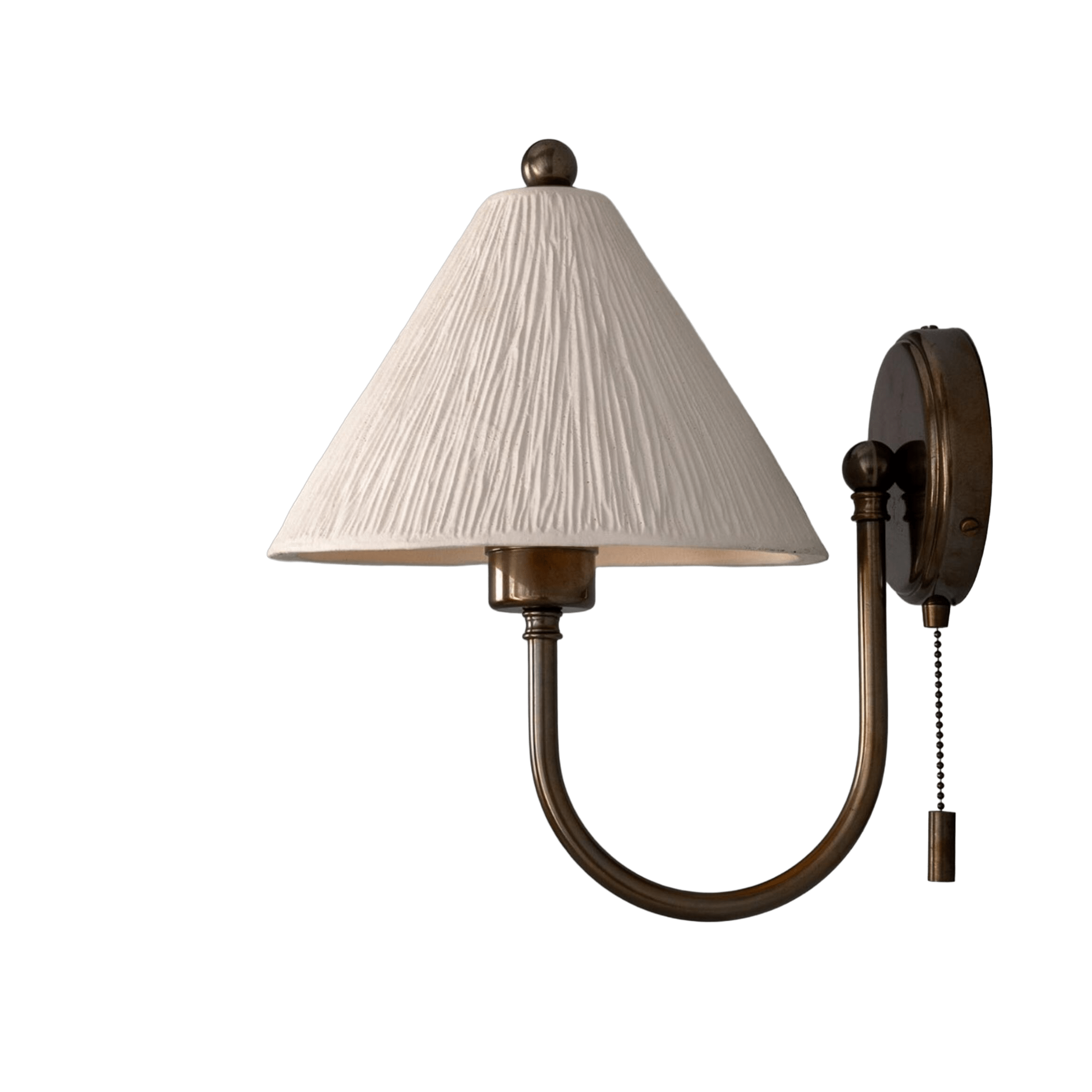 Mullan Lighting Lighting Tilia Ceramic Cone Wall Sconce