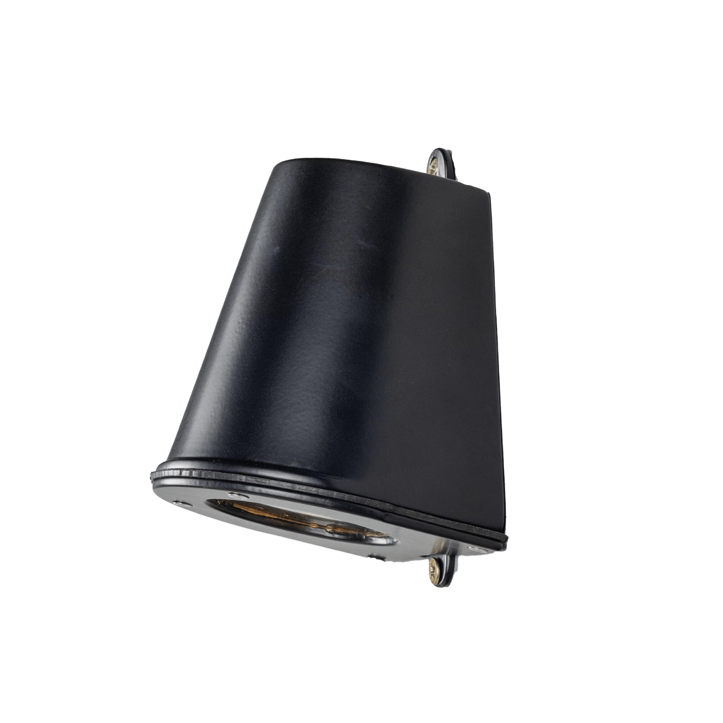 Mullan Lighting Lighting Powder-coated Matte Black Wade Outdoor Brass Spot Light