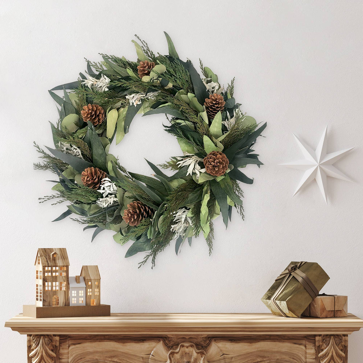 Andaluca SHOP Winter Sage Holiday Wreath