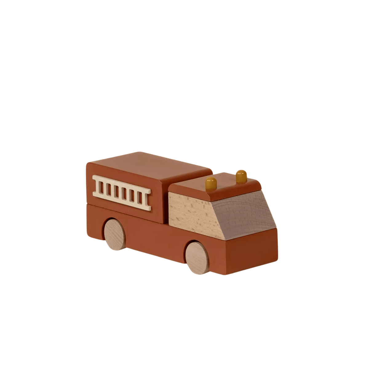 Coco Village SHOP Wooden Fire Truck Toy