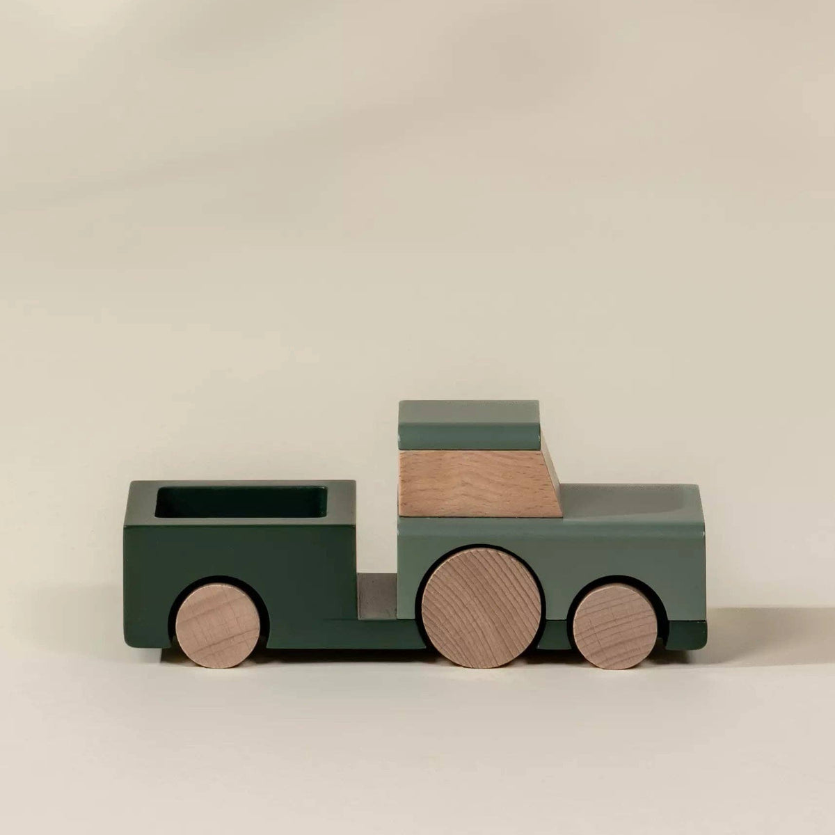 Coco Village Toys Wooden Vehicle - Farm Tractor
