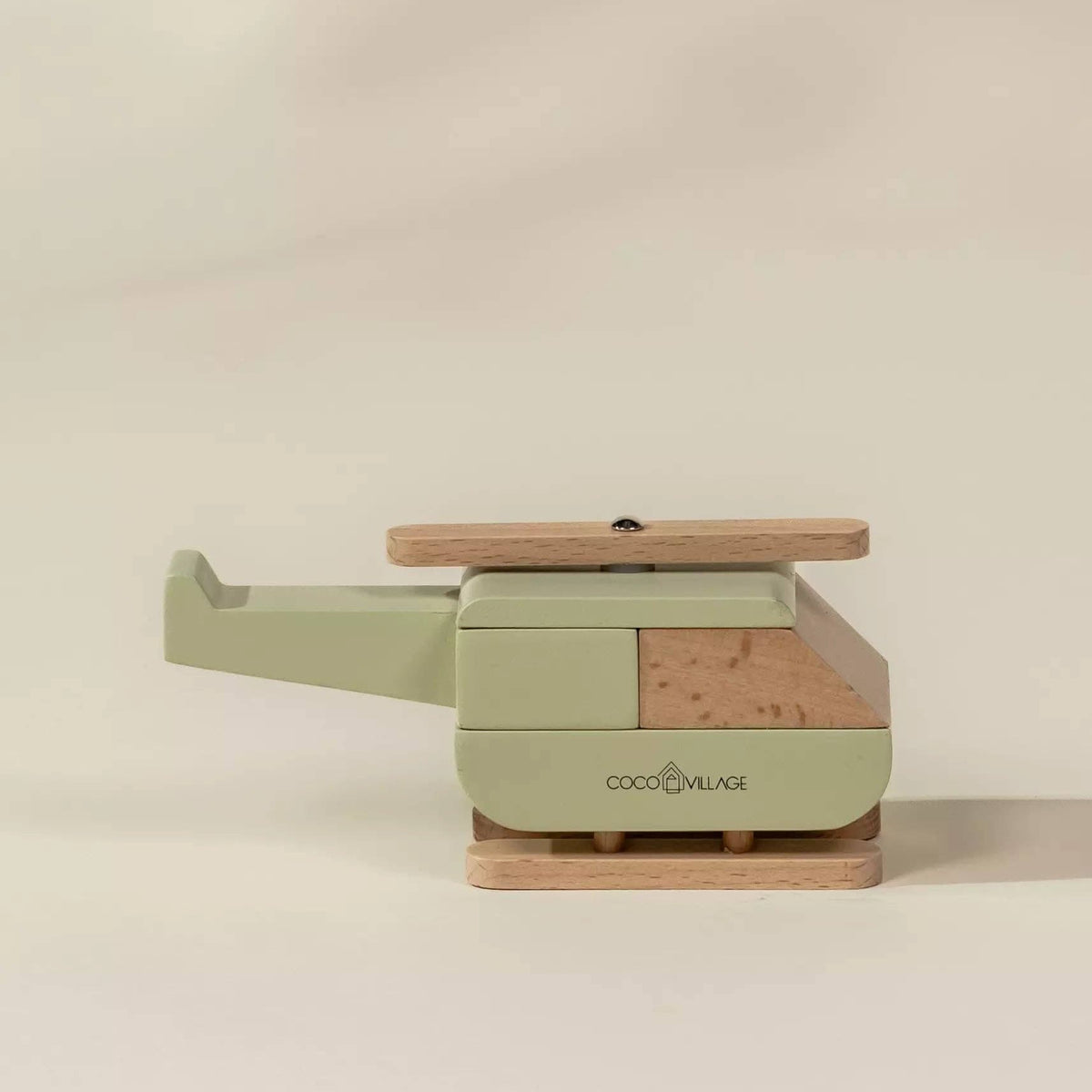 Coco Village Toy Wooden Vehicle - Helicopter