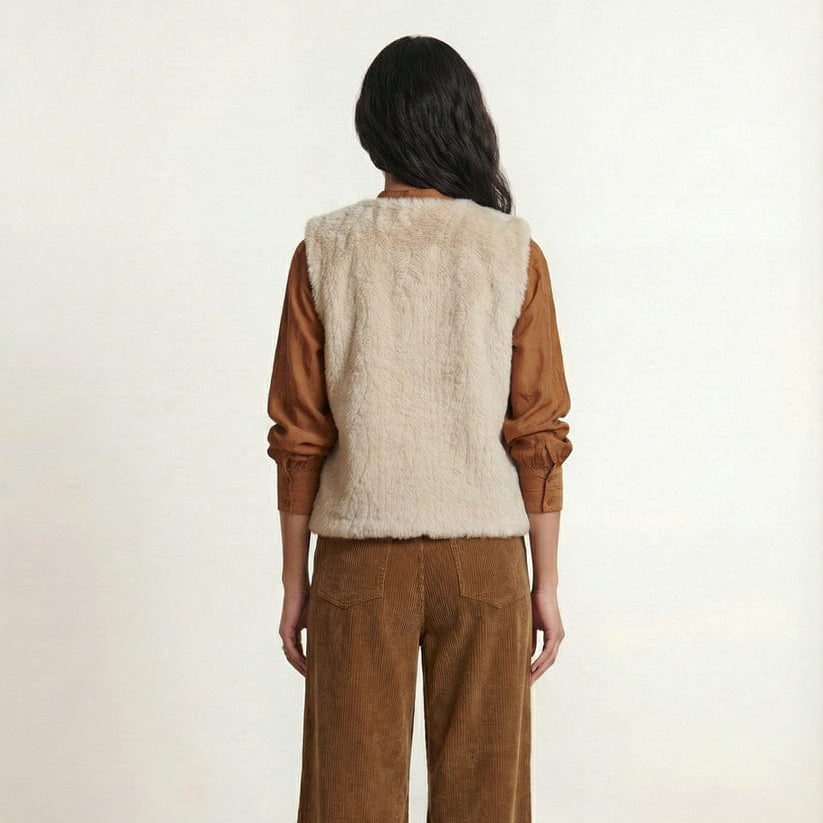 La Fée Maraboutée SHOP Zoani Faux Fur Vest