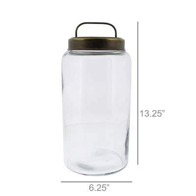 HomArt Large Archer Canister with Metal Lid