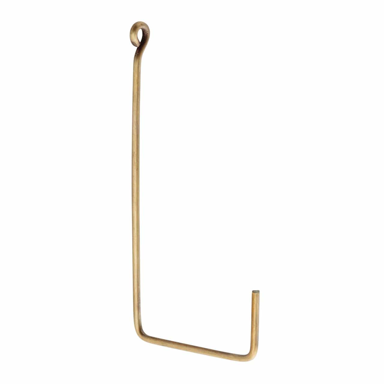 Fog Linen Work Hardware Large Brass Single Hook