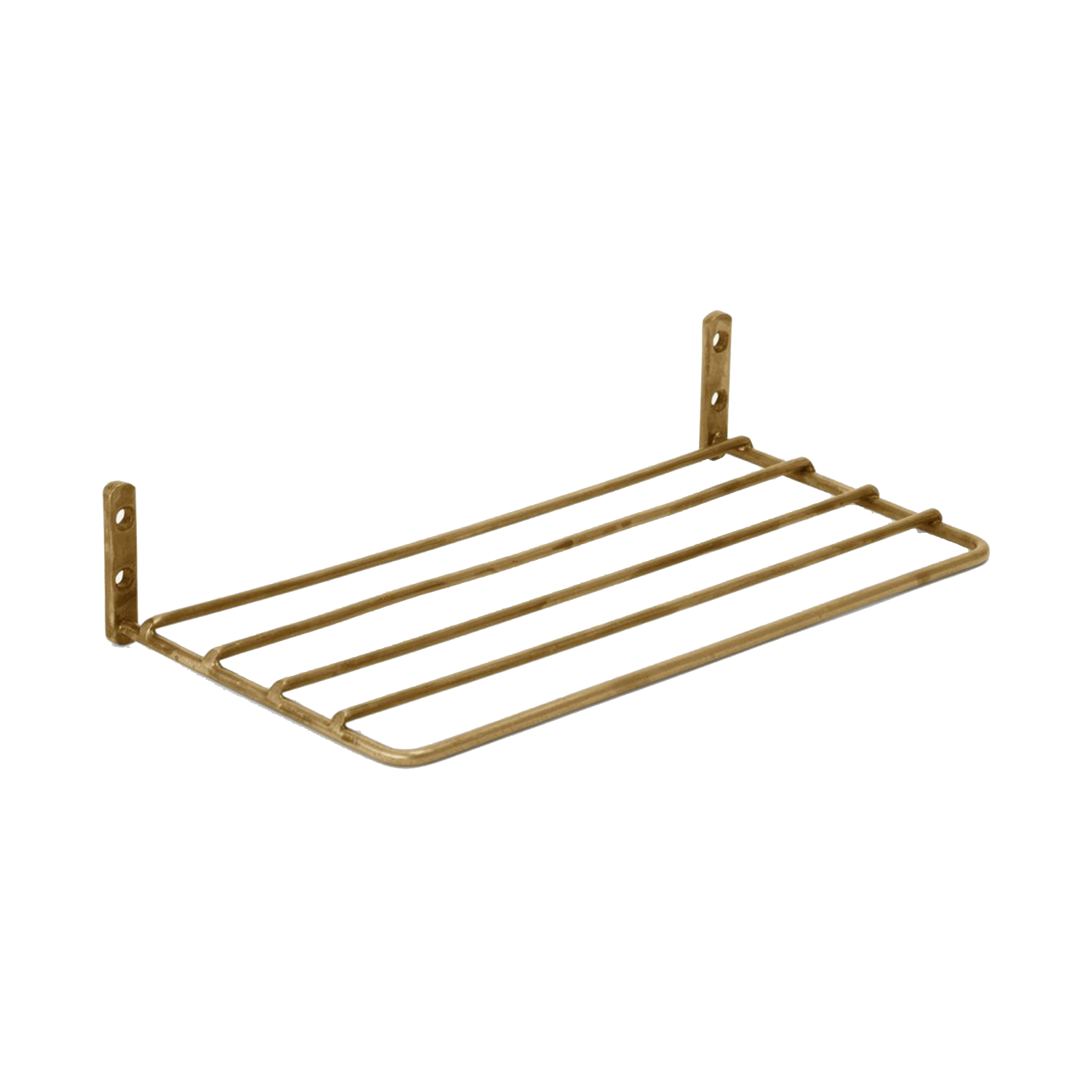 Fog Linen Work Hardware Brass Wire Shelf
