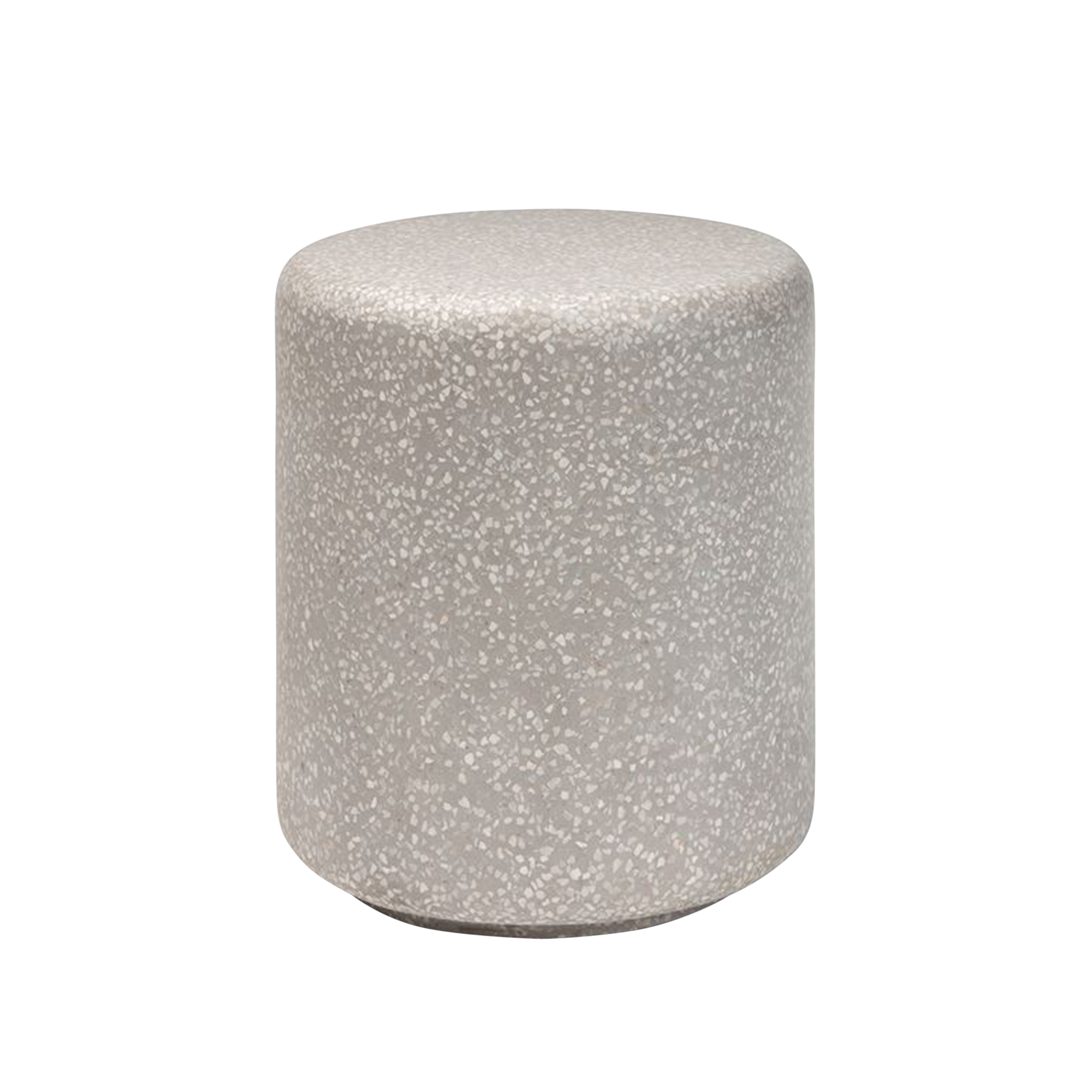 Made Goods Furniture White/Gray Castiel Stool