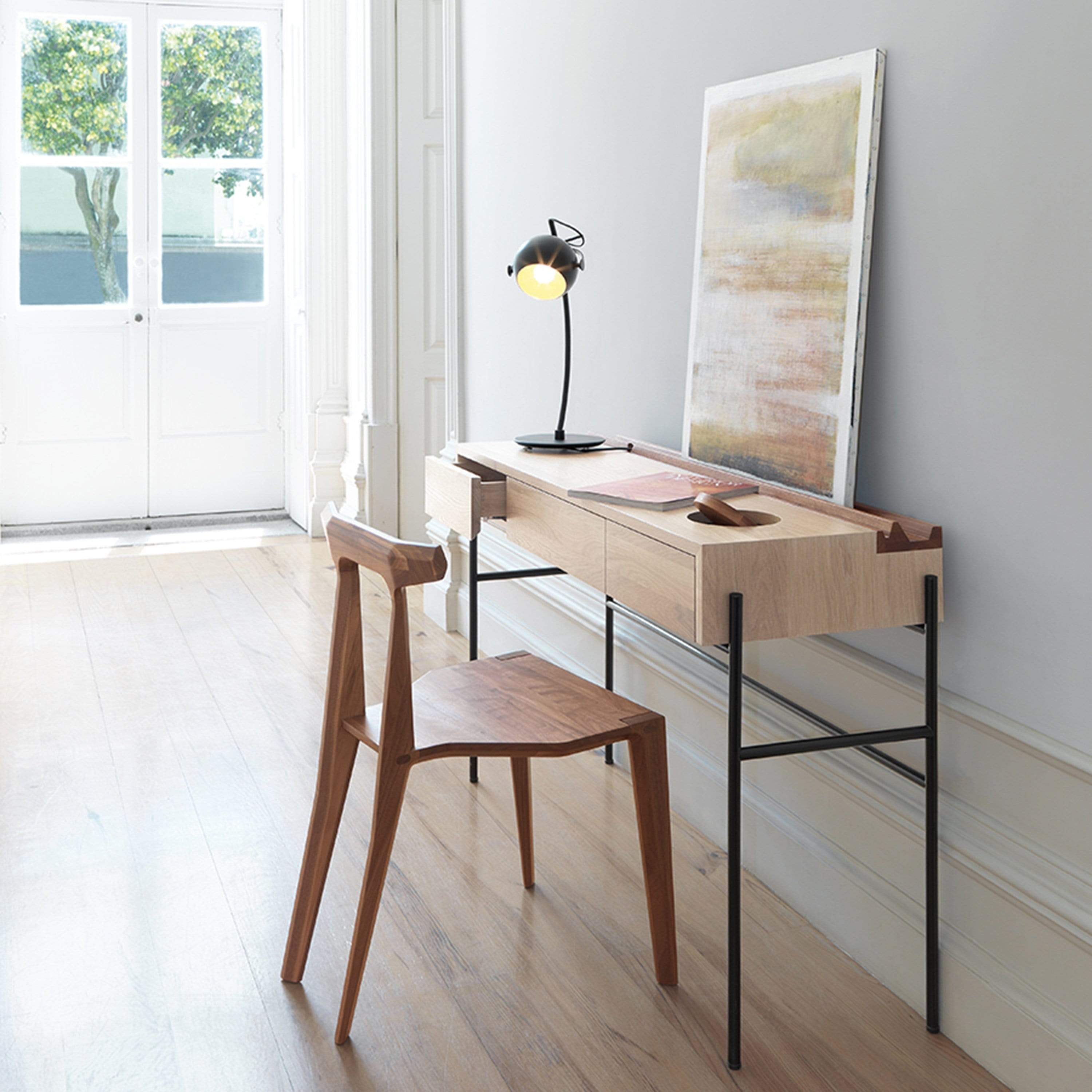 modern wooden console