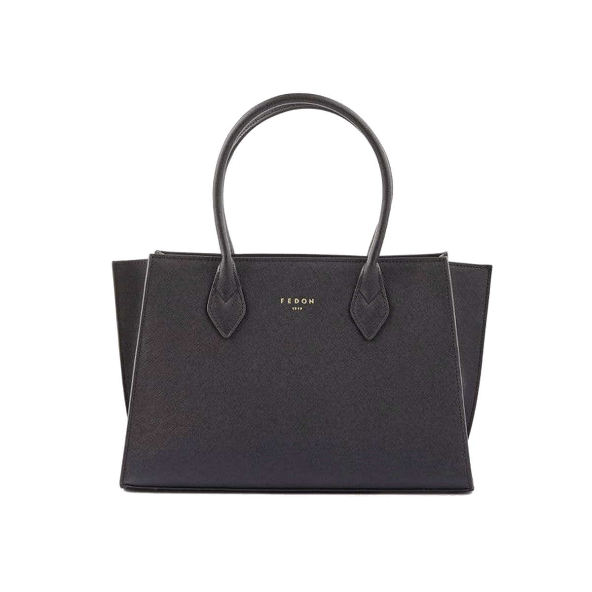 Prada Calf Leather Tote Bag Clay Gray