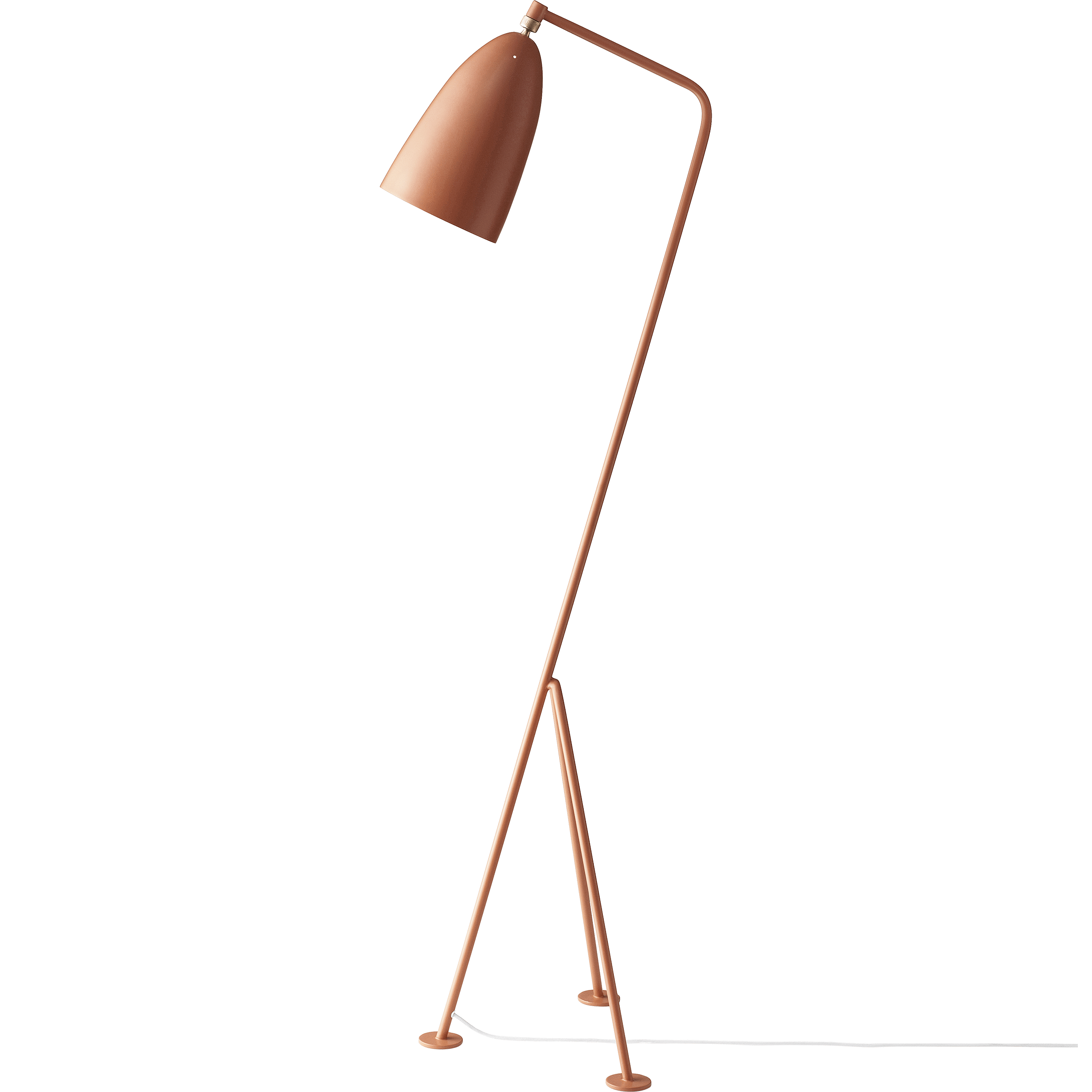 Gubi Lighting Vintage Red Gräshoppa Floor Lamp