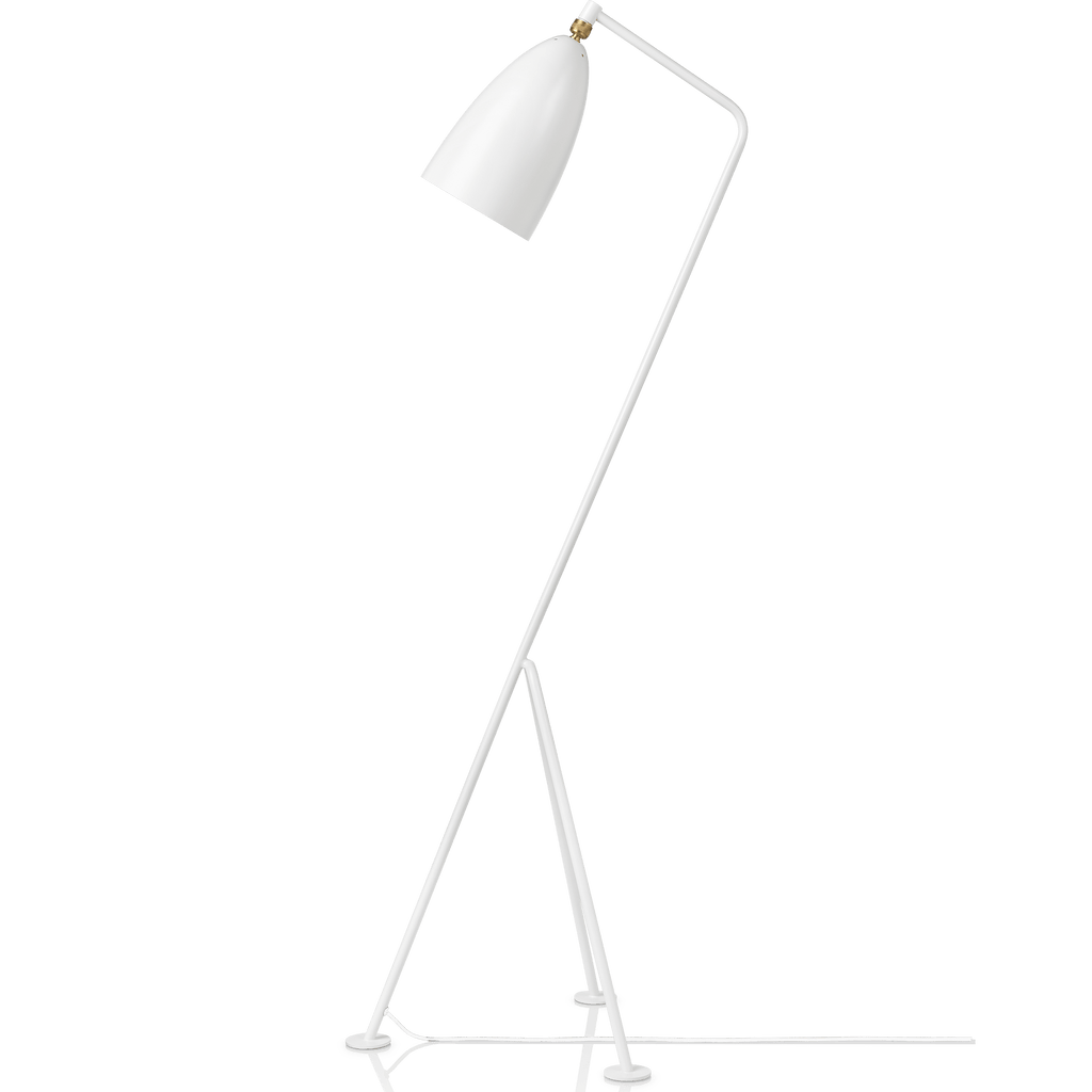 Gubi Lighting White Gräshoppa Floor Lamp