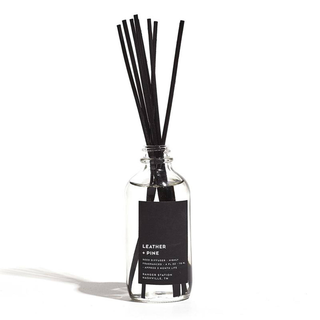 Ranger Station Candle Leather + Pine Reed Diffuser