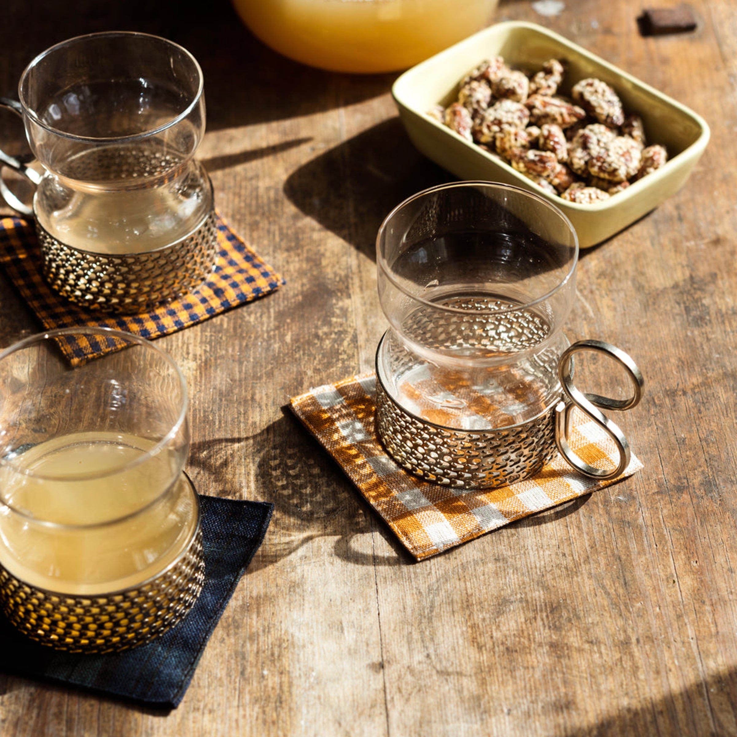Fog Linen Work Coasters Linen Coaster