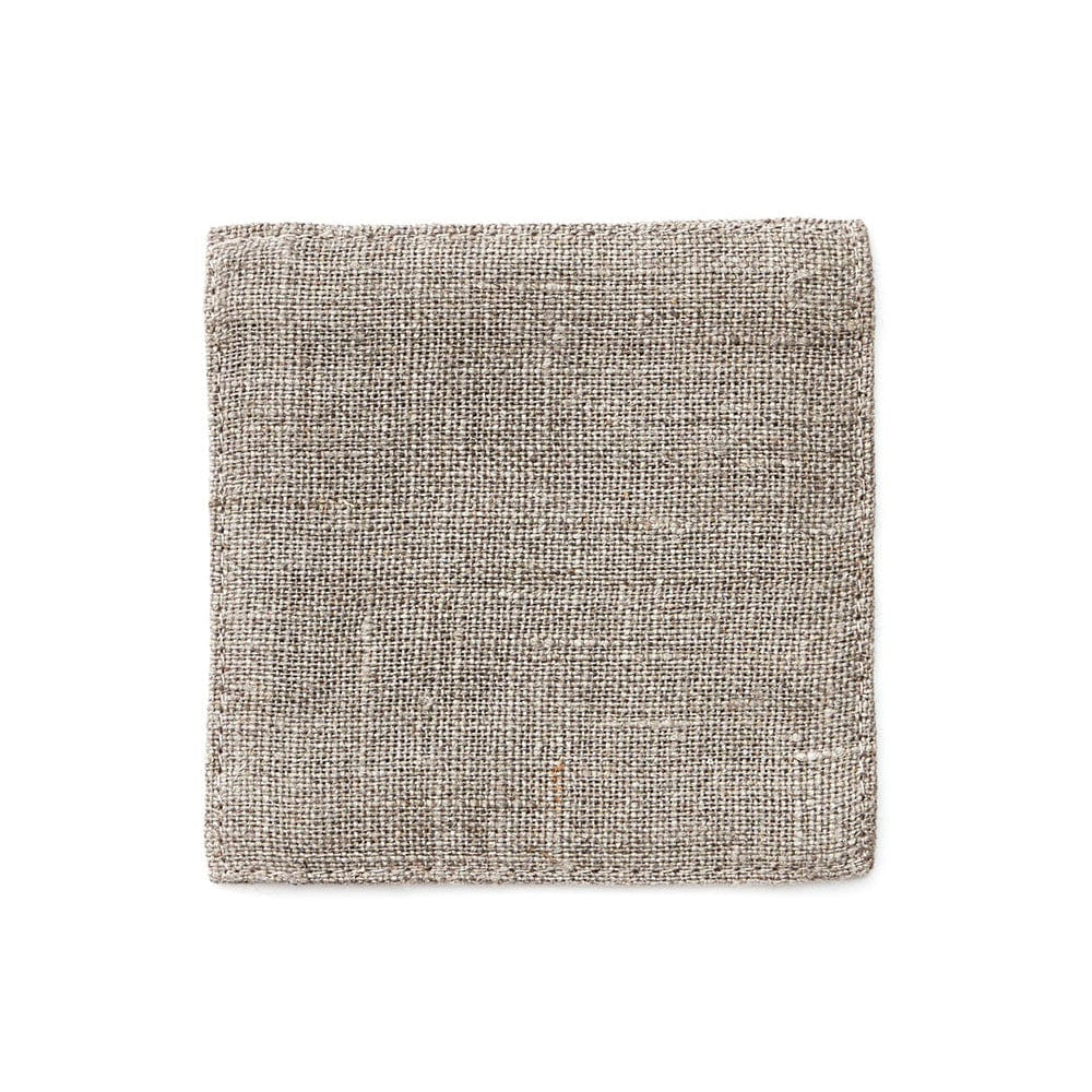 Fog Linen Work Coasters Natural Linen Coaster