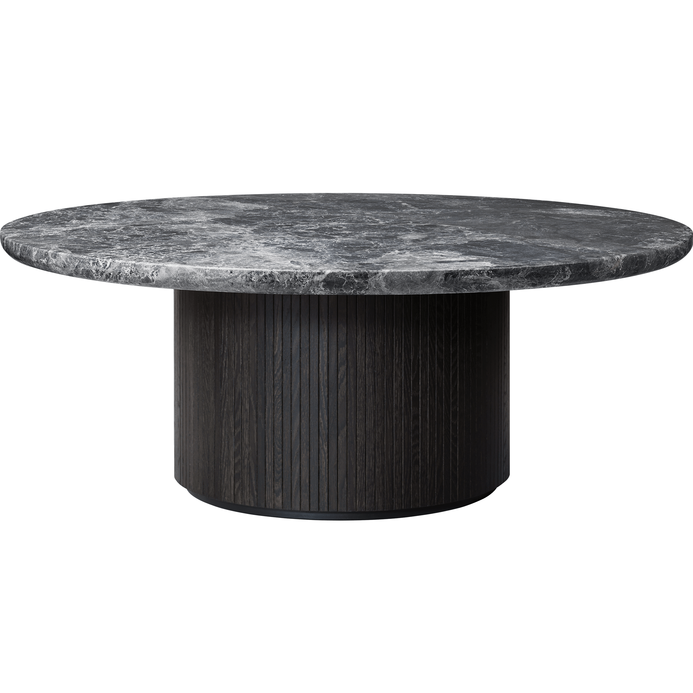 Gubi Furniture Grey Emperador Marble Moon Coffee Table, Medium