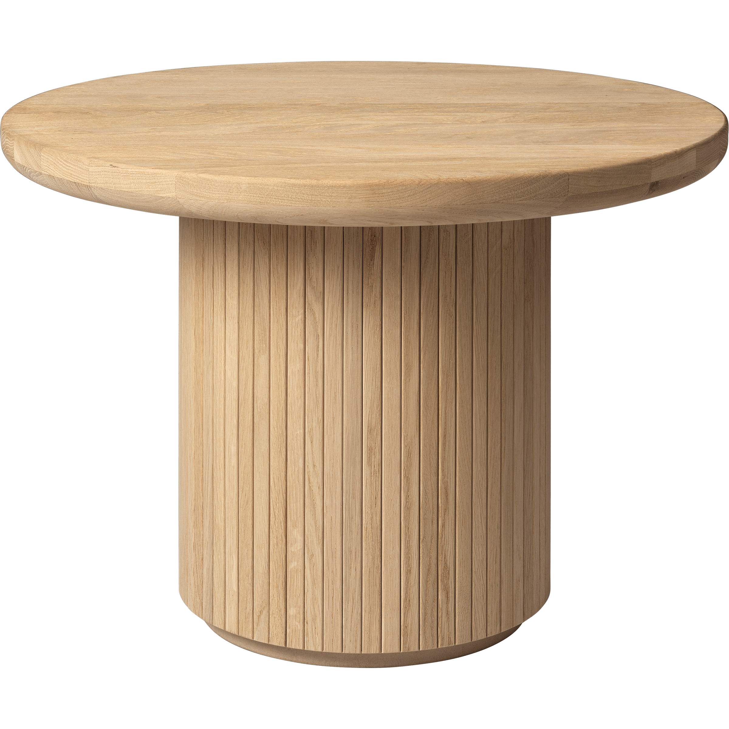 Gubi Furniture Solid Oiled Oak Moon Coffee Table, Small