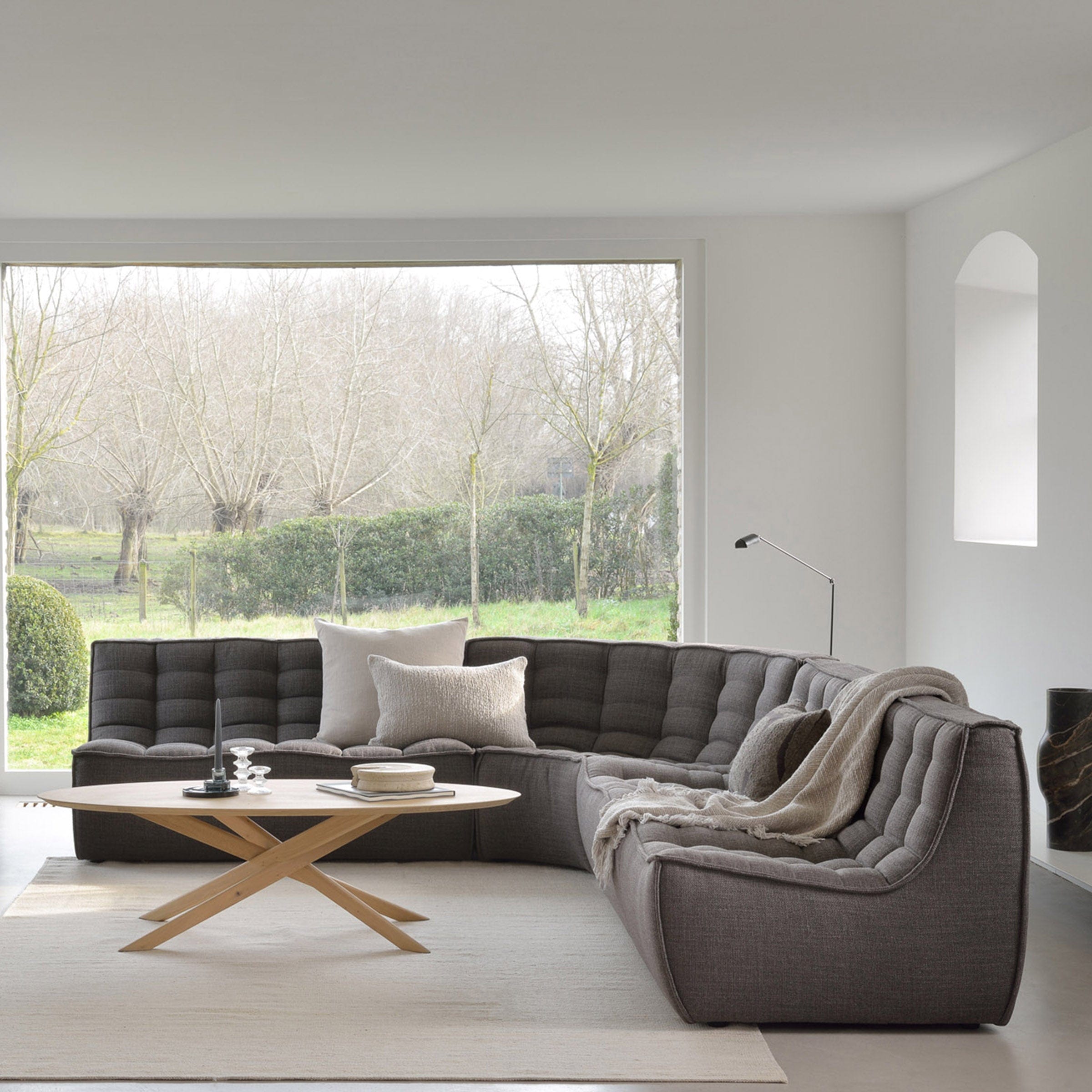 Ethnicraft Furniture N701 Sofa, 3 Seater