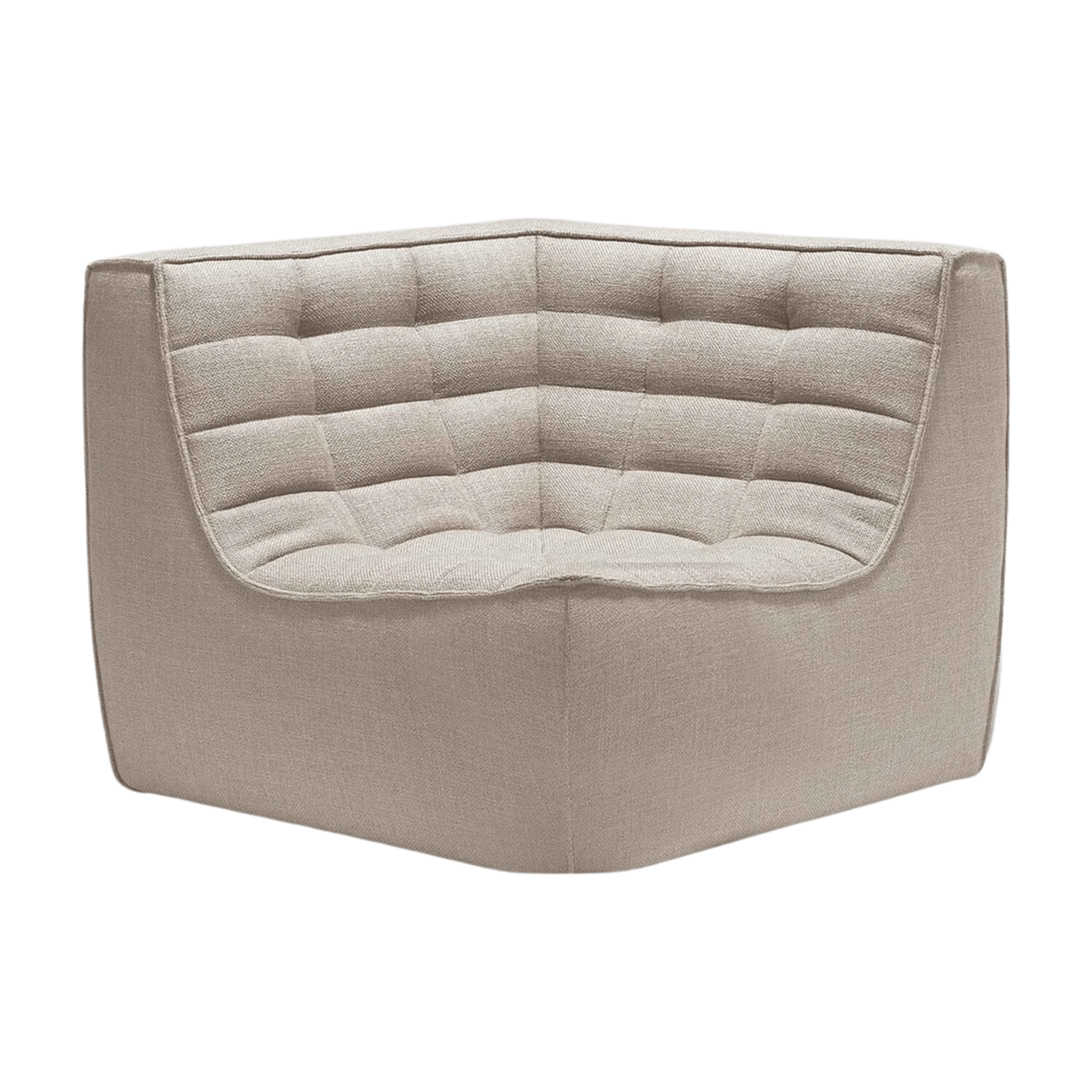 Ethnicraft Furniture Beige N701 Sofa, Corner