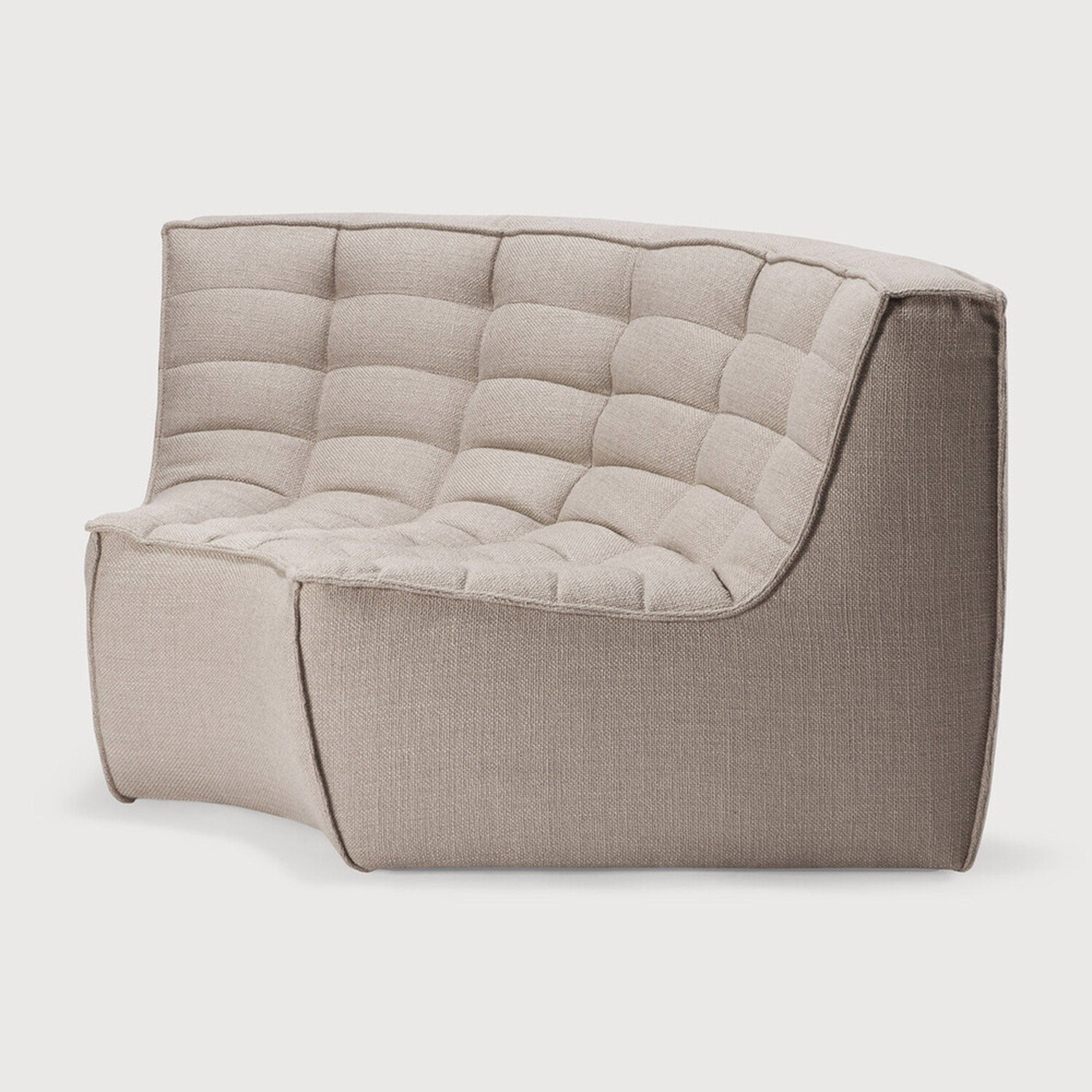 Ethnicraft Furniture N701 Sofa, Corner Round