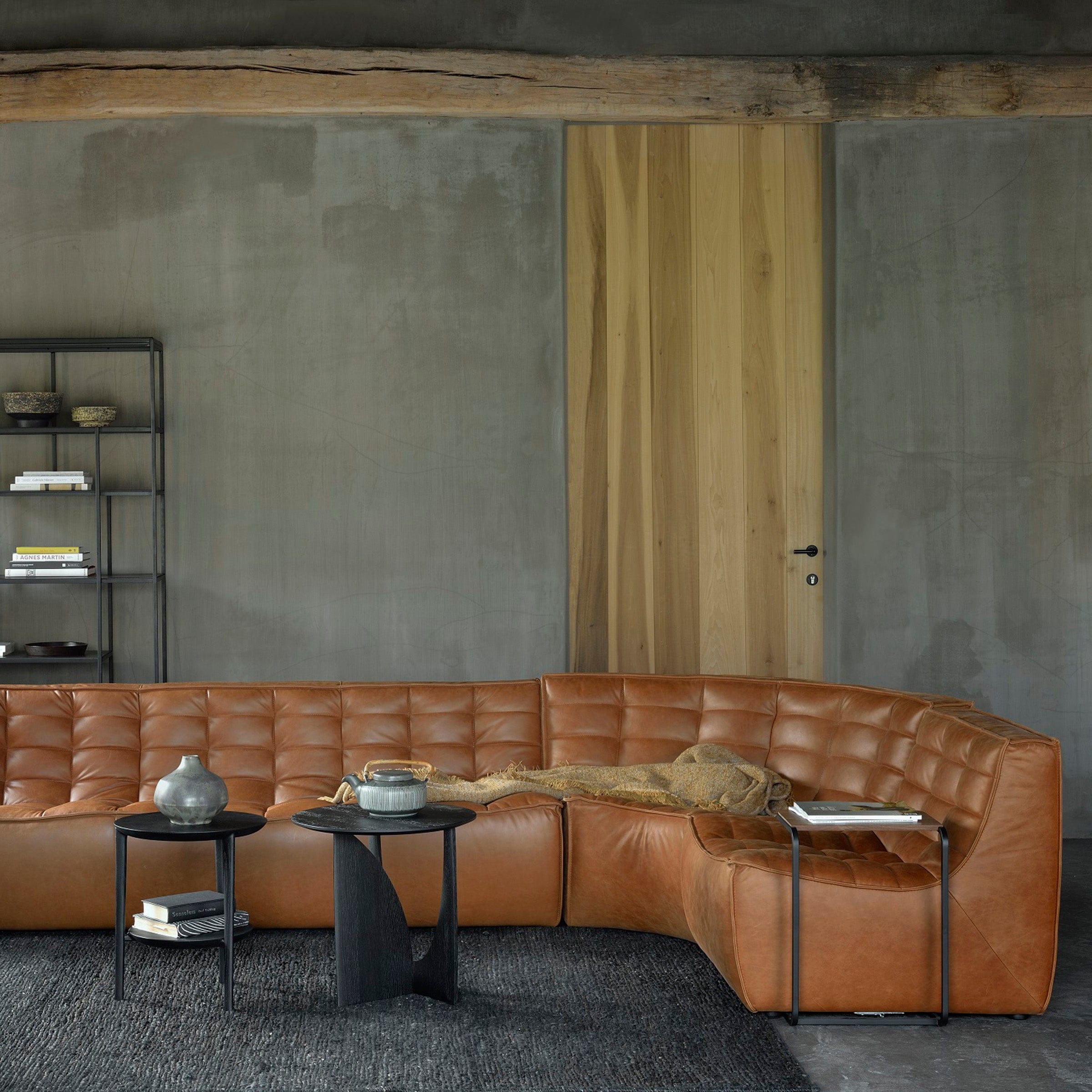 Ethnicraft Furniture N701 Sofa, Corner Round