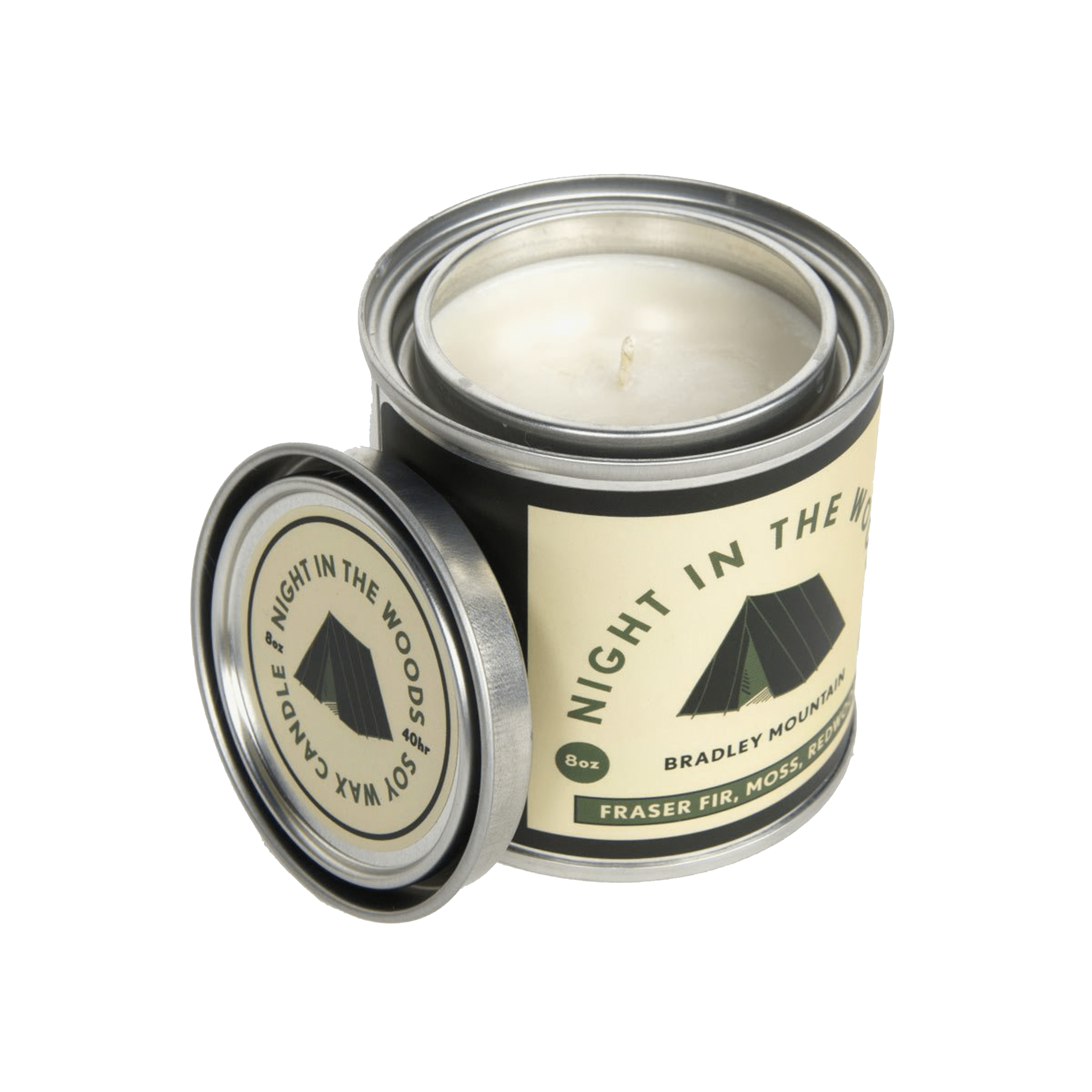 Bradley Mountain Candle Night In The Woods Travel Candle