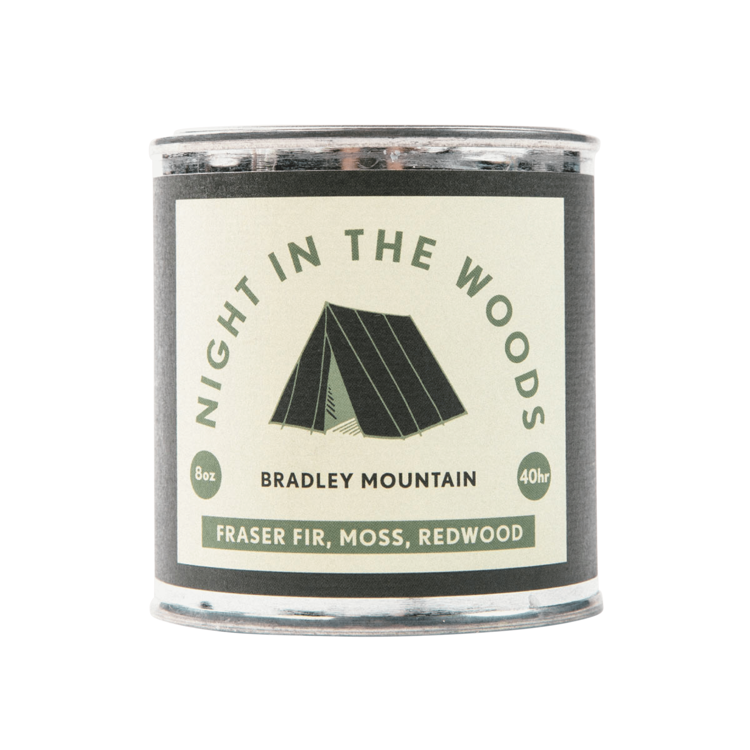 Bradley Mountain Candle Night In The Woods Travel Candle