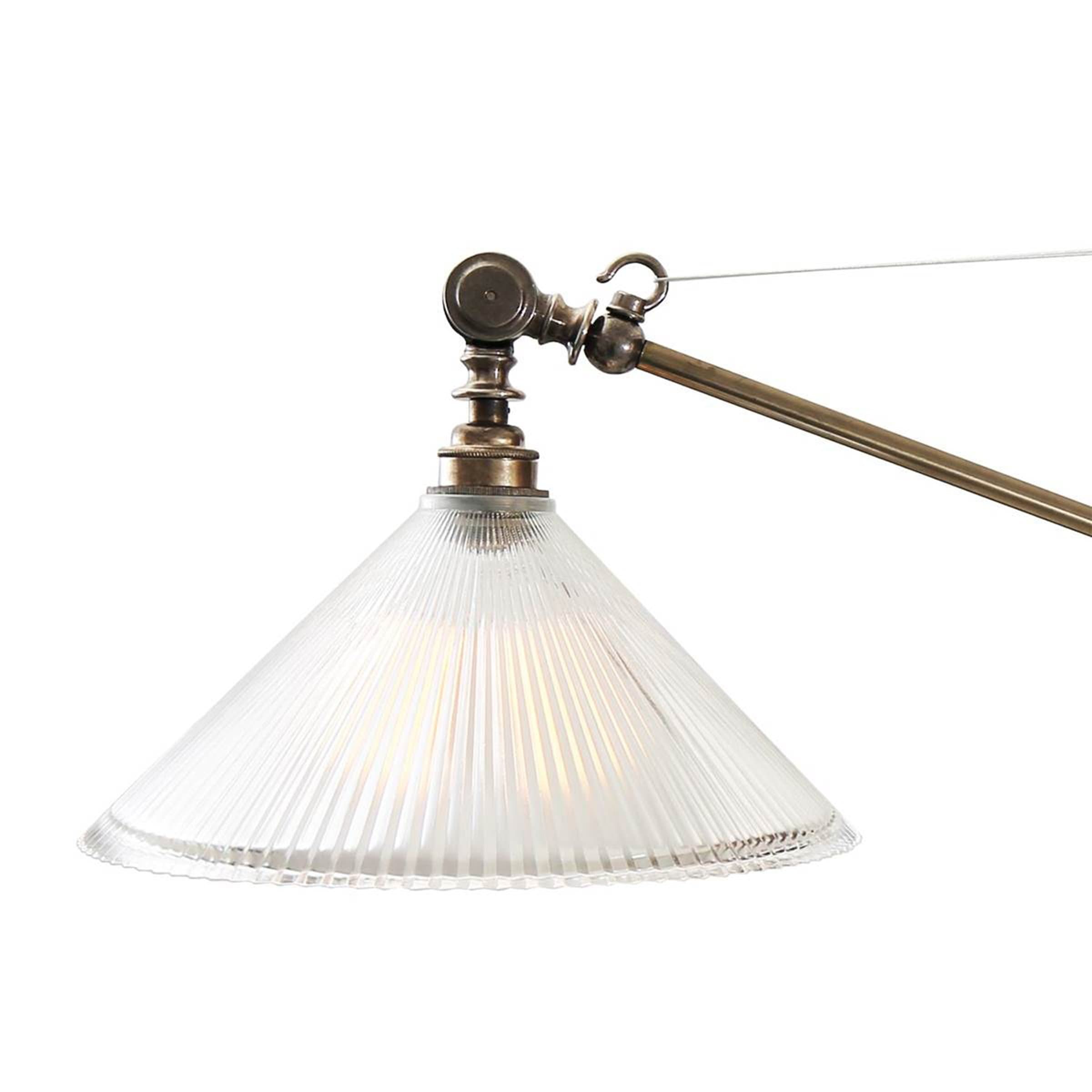 Mullan Lighting Lighting Nyx Adjustable Coolie Glass Wall Light