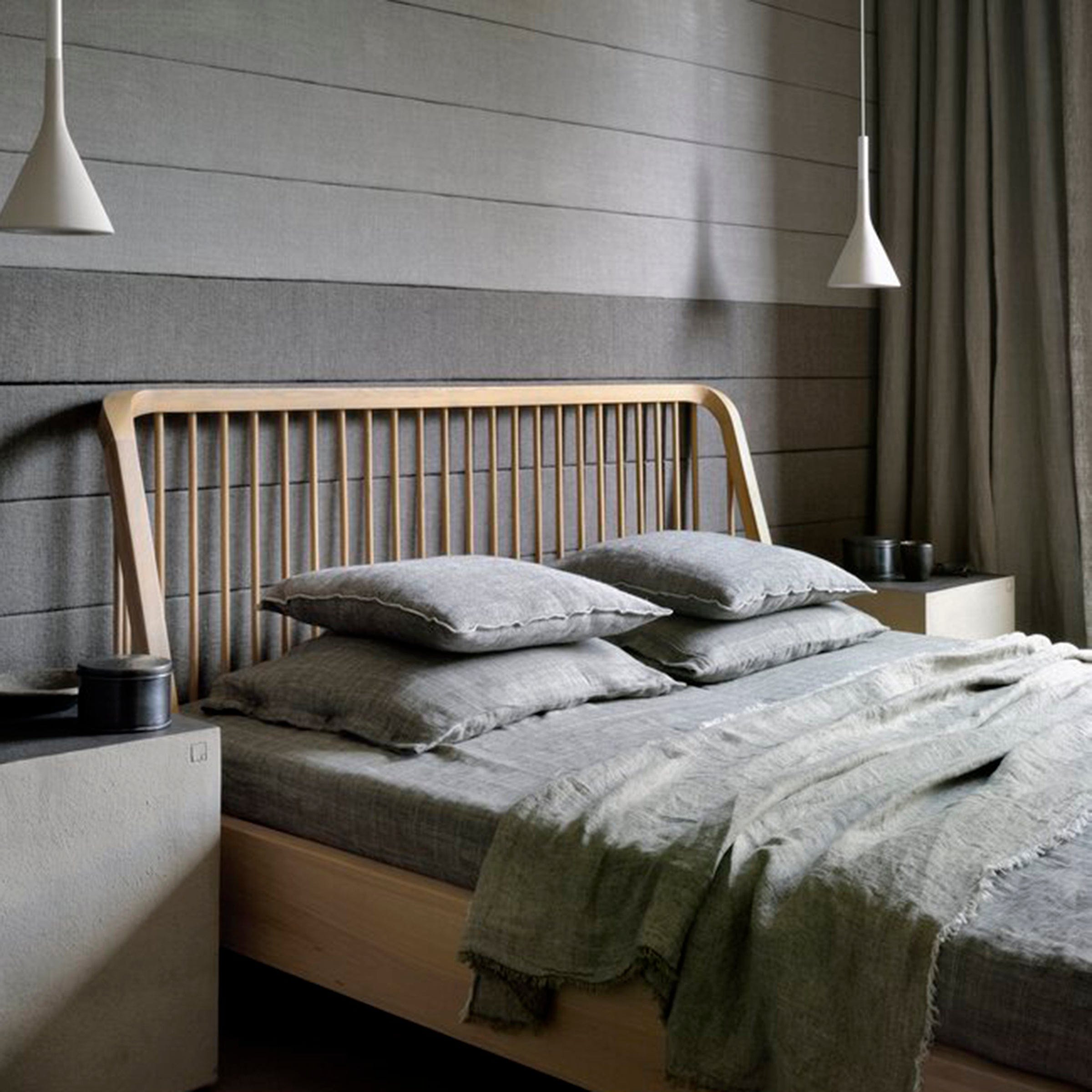 Ethnicraft Furniture Oak Spindle Bed