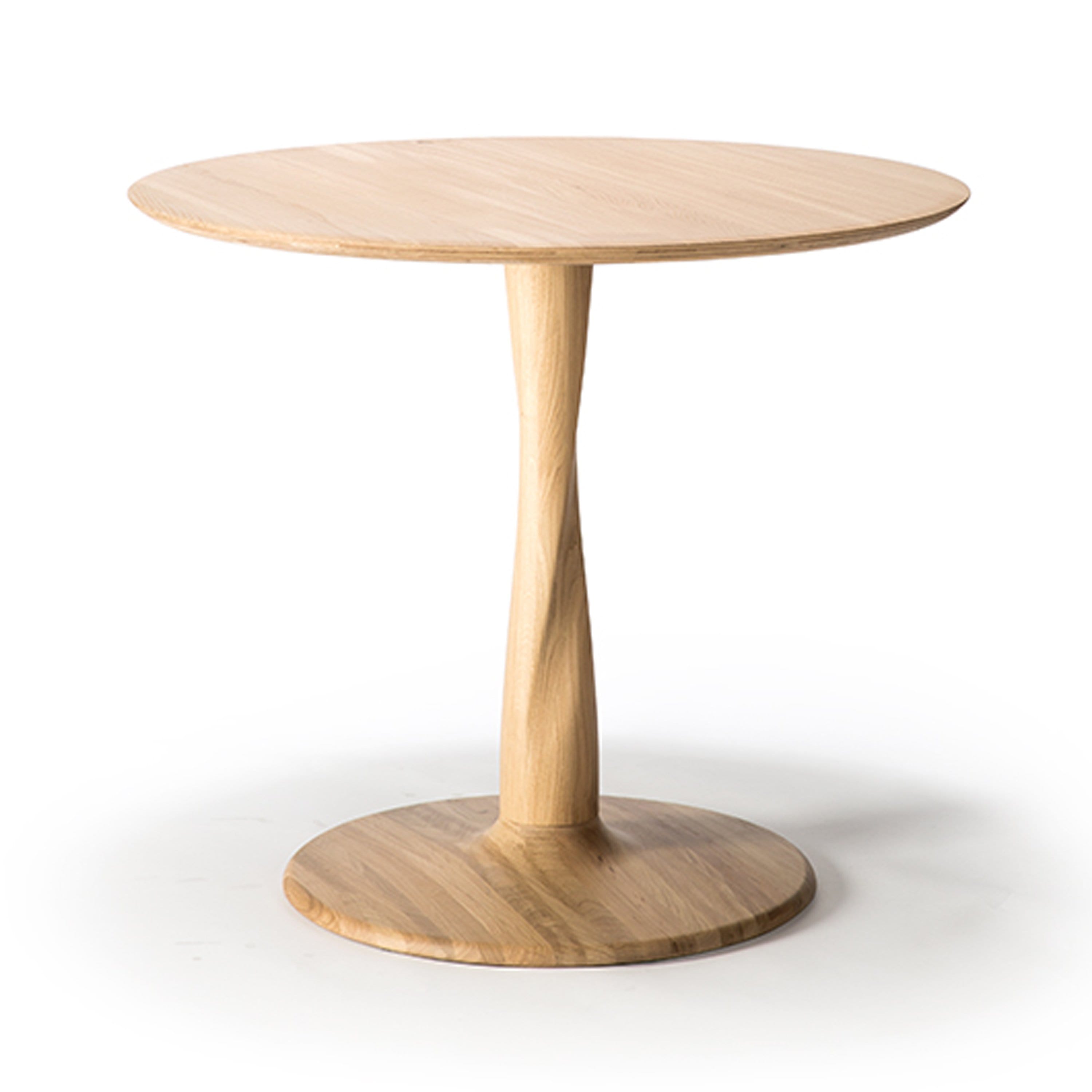 Ethnicraft Furniture 35" Oak Torsion Dining Table