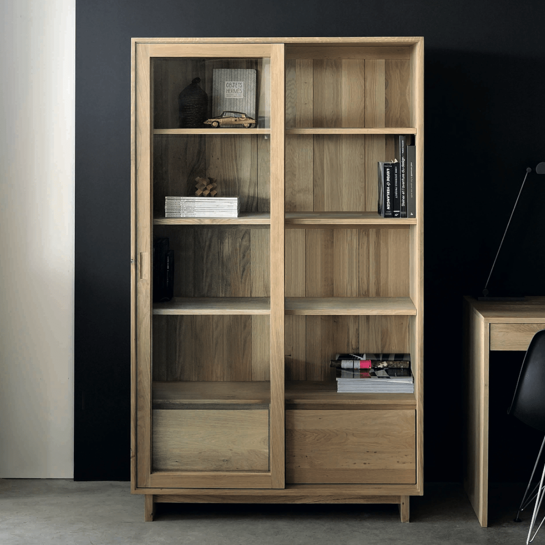 Ethnicraft Furniture Oak Wave Storage Cupboard