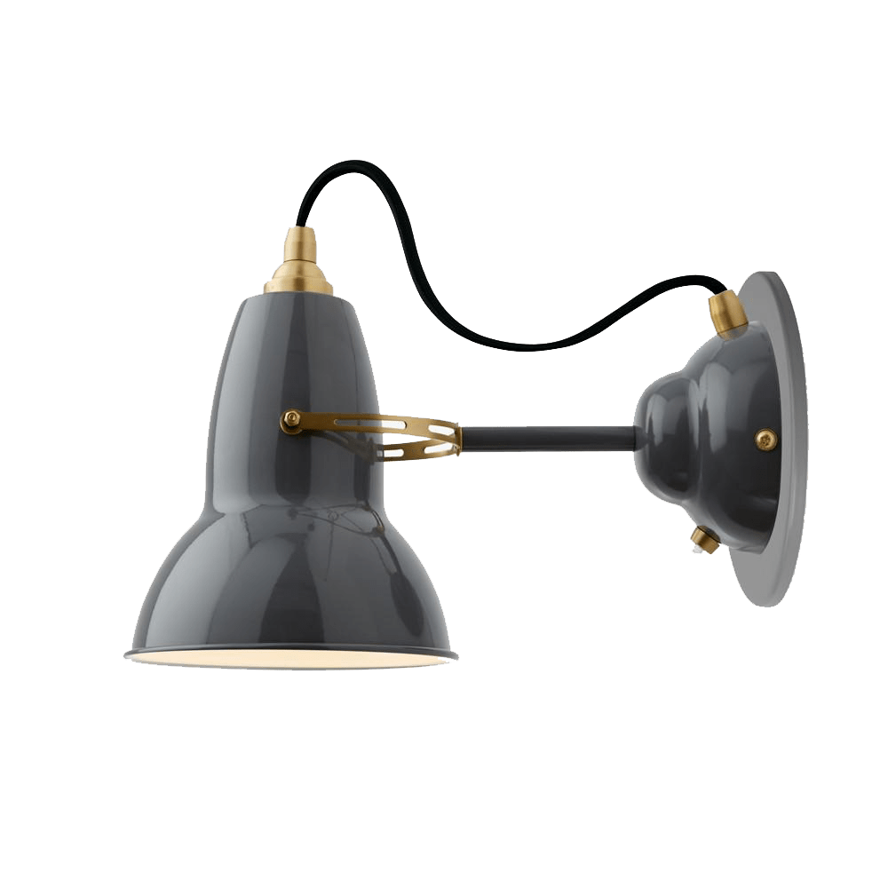 Anglepoise Lighting Elephant Grey Original 1227™ Brass Wall Light