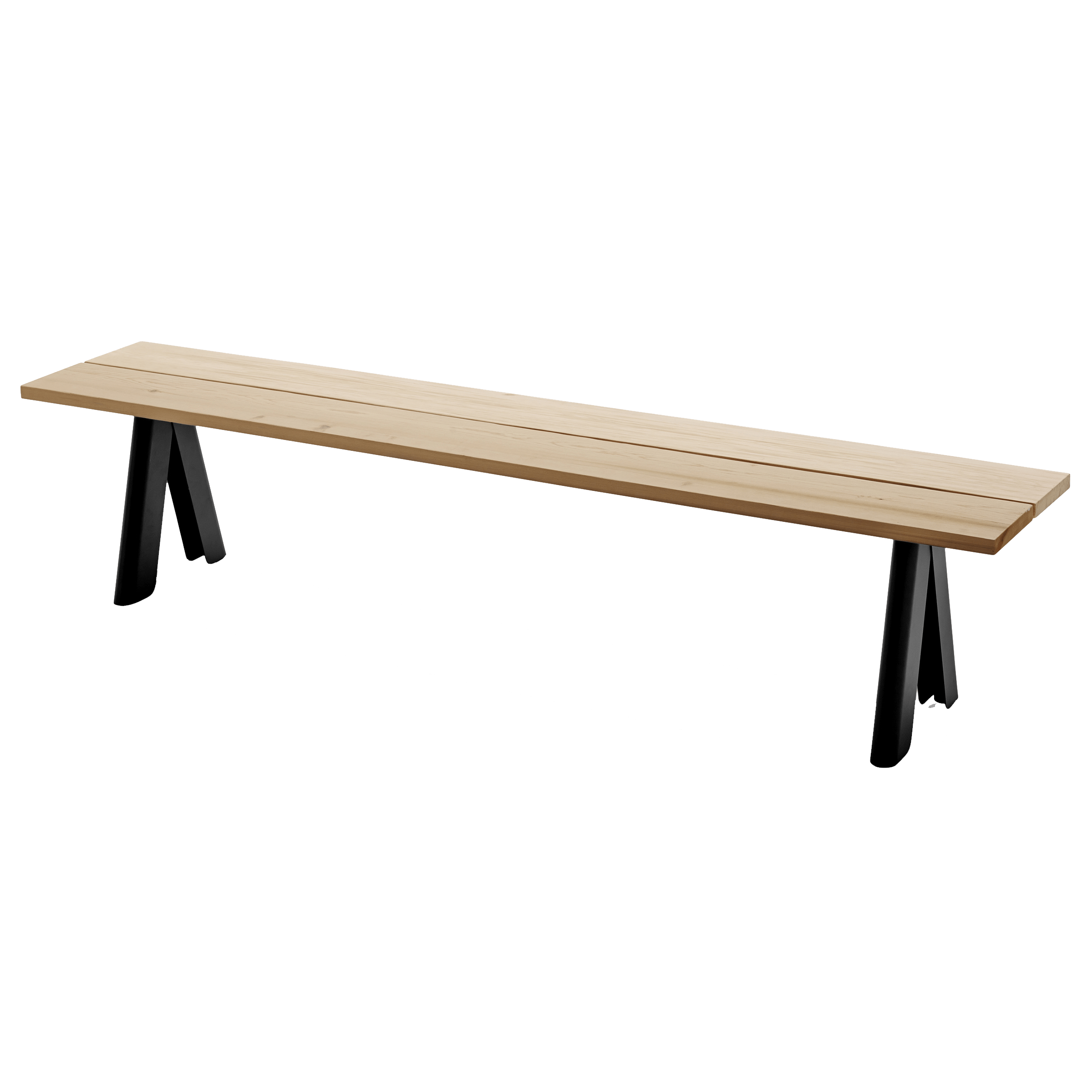 Skagerak Design Furniture Black Overlap Bench