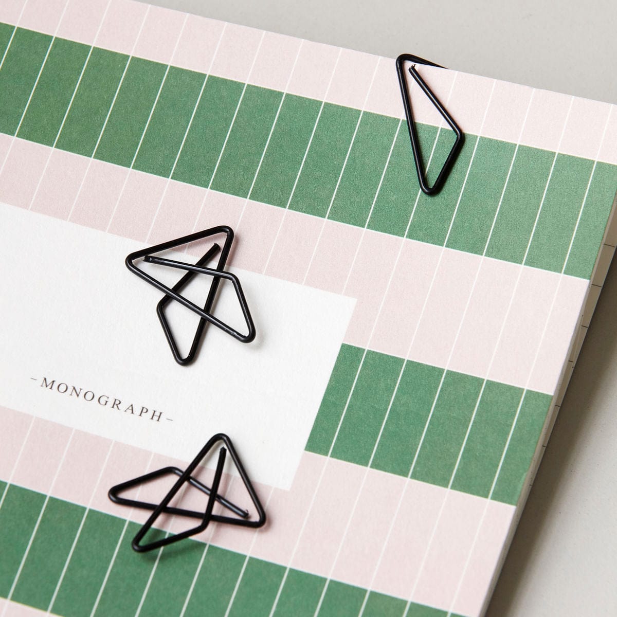 Monograph Paper Clips Paper Clip, Cat-eye, Black