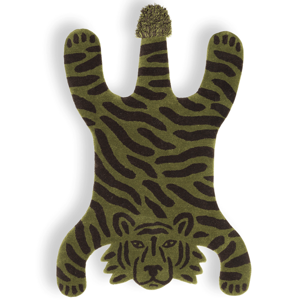 Ferm Living Child Tiger Safari Tufted Rug
