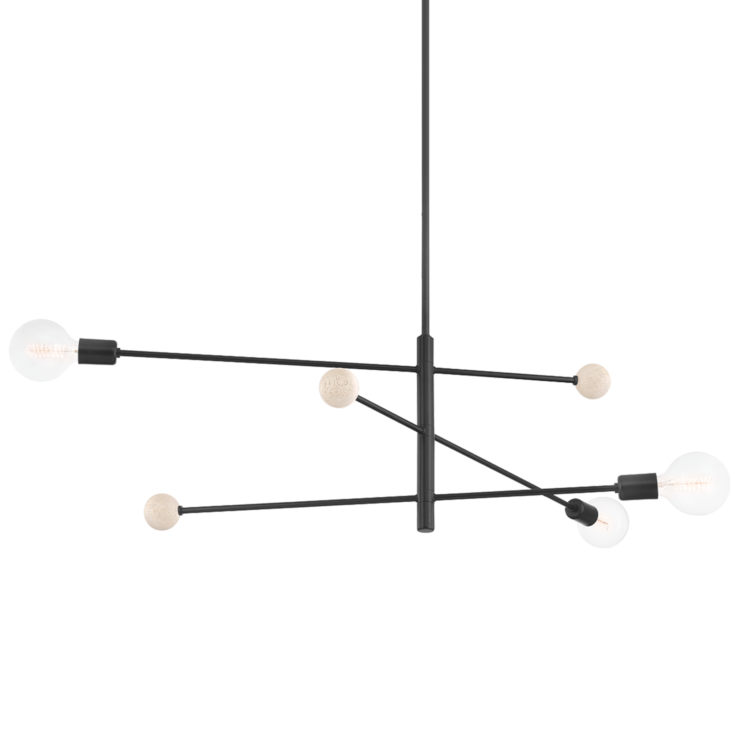 Hudson Valley Lighting Soft Black Slater Chandelier