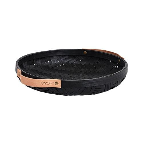 OYOY Accessory Black Sporta Bread Basket - Round