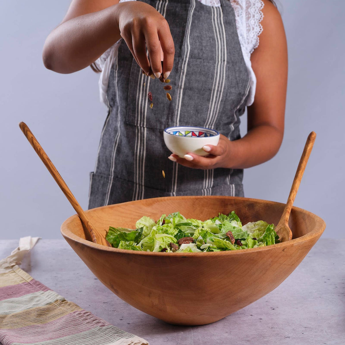 Sobremesa SHOP 17" Hardwood Salad Bowl