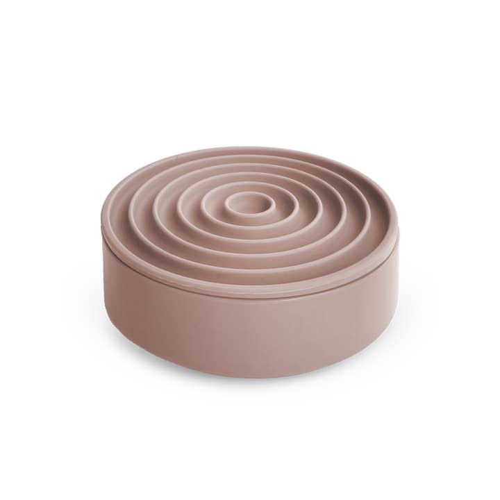 Lambwolf Collective Pet 3-In-1 Dog Lick Mat + Slowfeeder, Sandy Pink