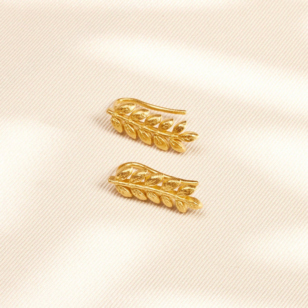 Agapé Studio Jewelry Agapé Studio Jewelry - Laurea Earrings | Jewelry Gold Gift Waterproof