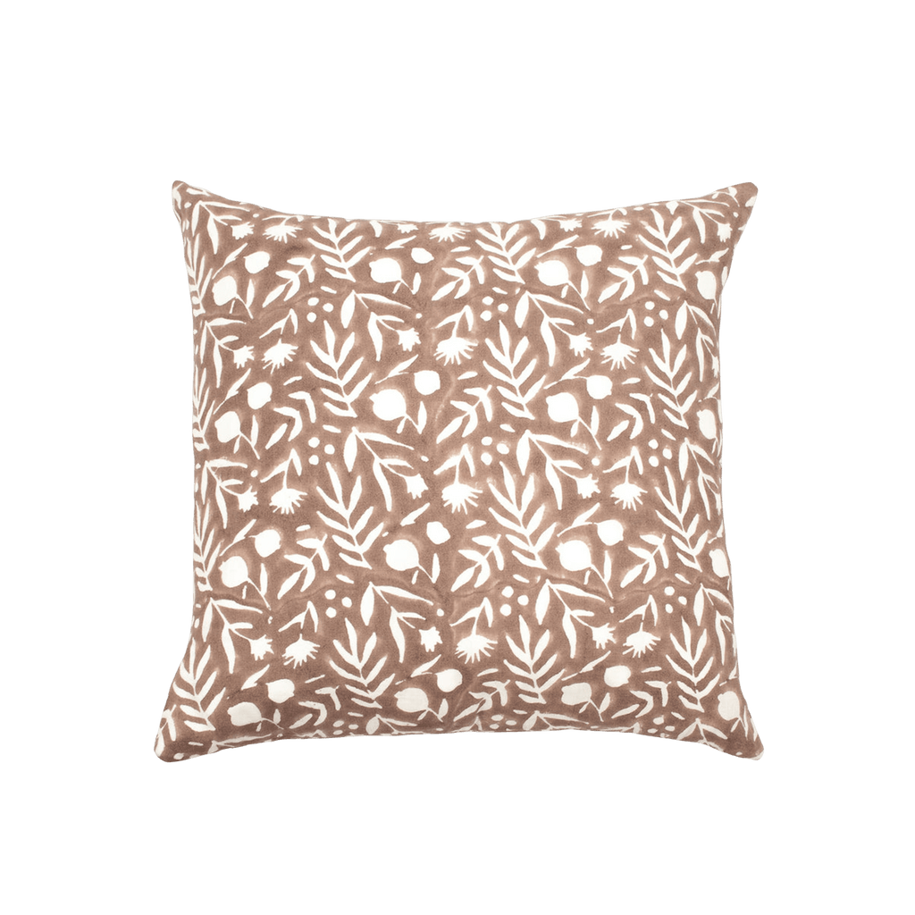 Heddle & Lamm Pillow Aja Floral Block Print Pillow
