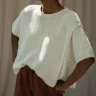 Beaumont Organic Clothing Alessia Cotton Linen Knit Top