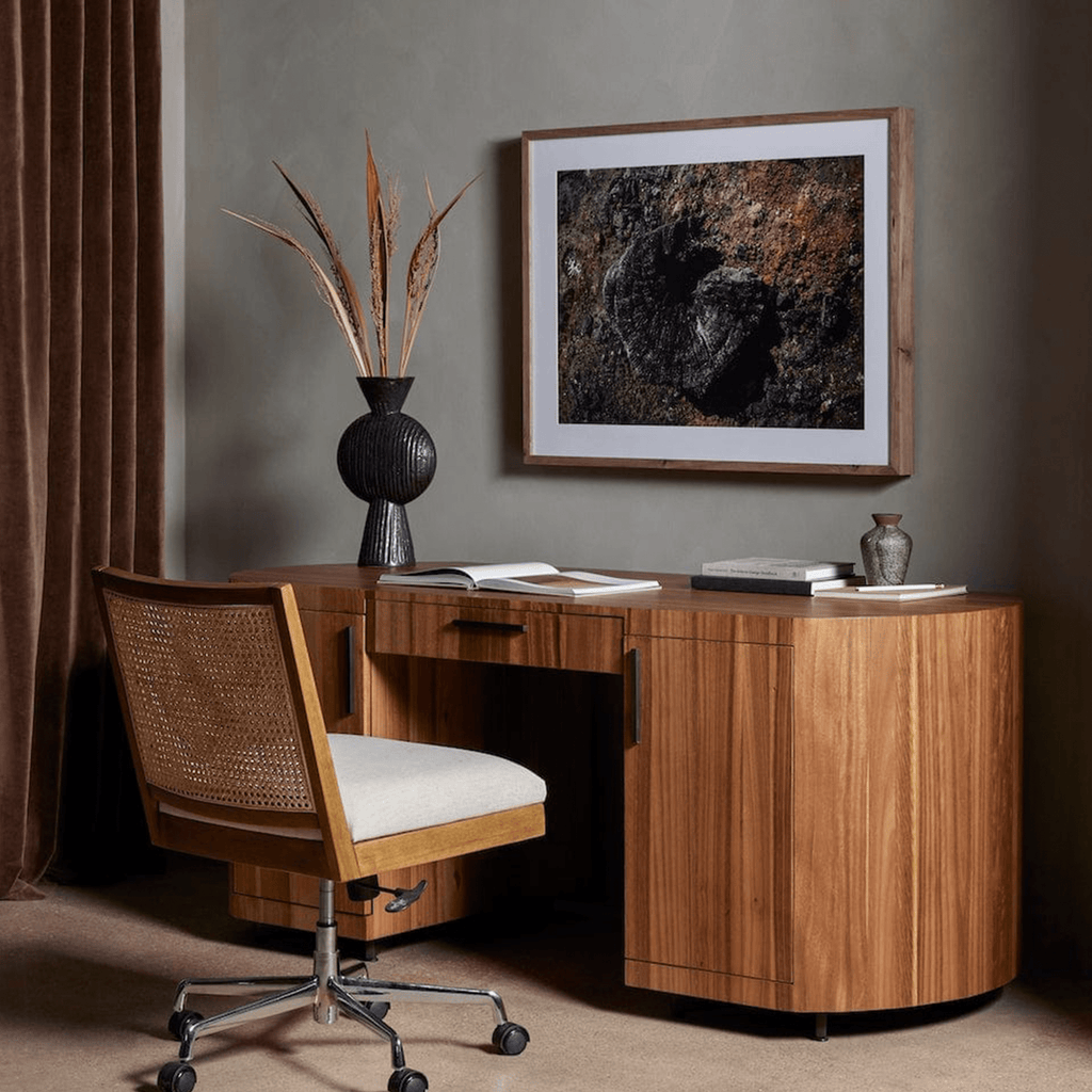 Four Hands Furniture Antonia Cane Armless Desk Chair