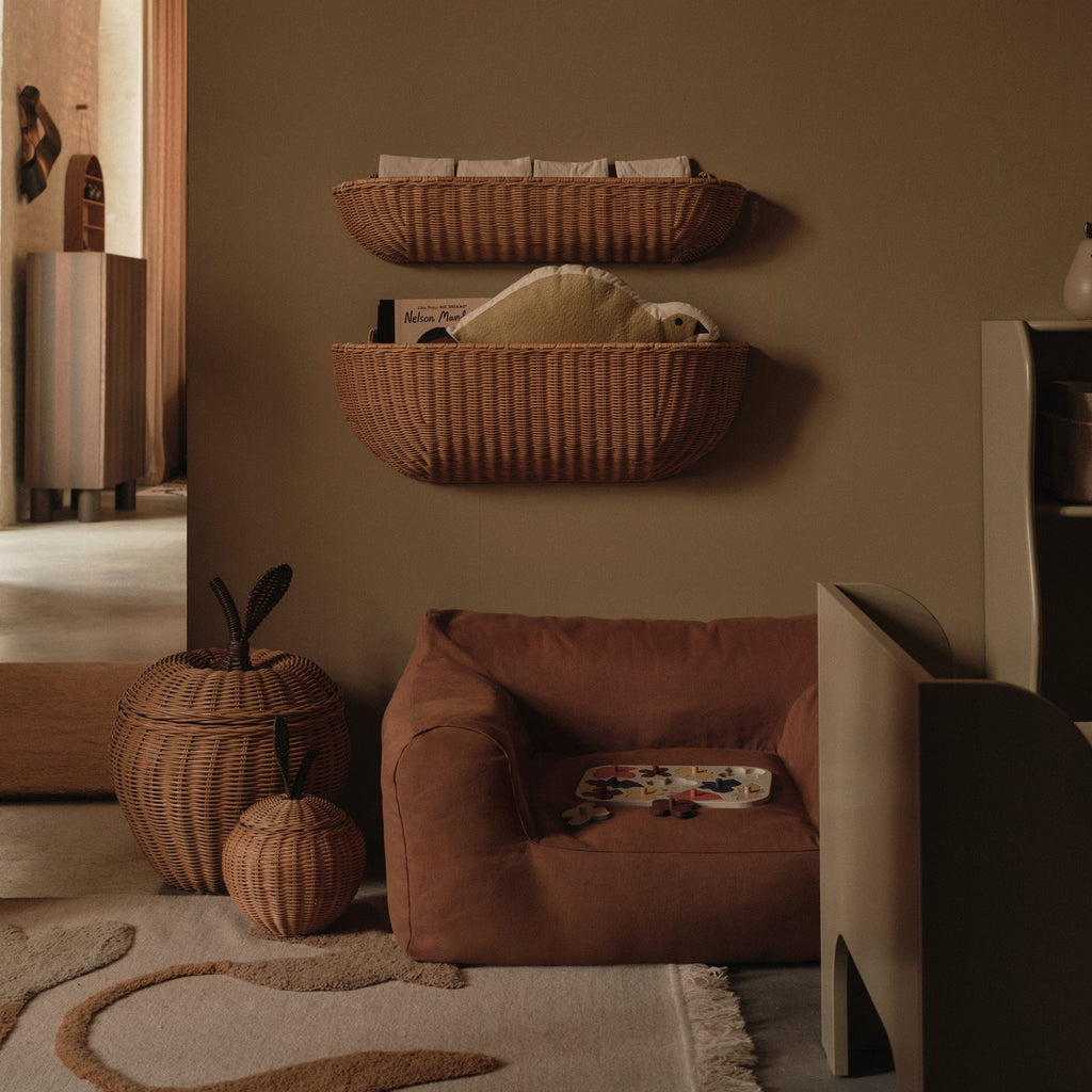 Ferm Living Basket Apple Braided Storage Basket
