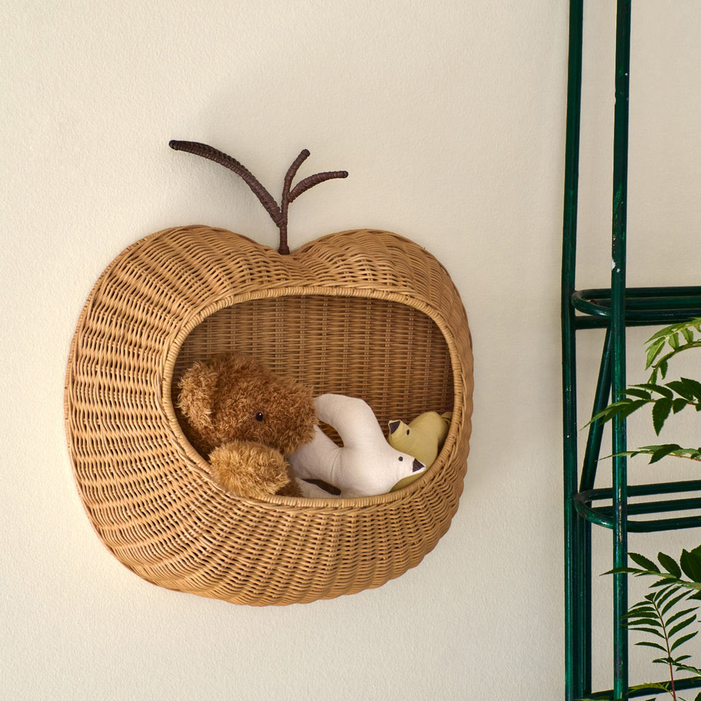 Ferm Living Basket Apple Braided Storage Basket
