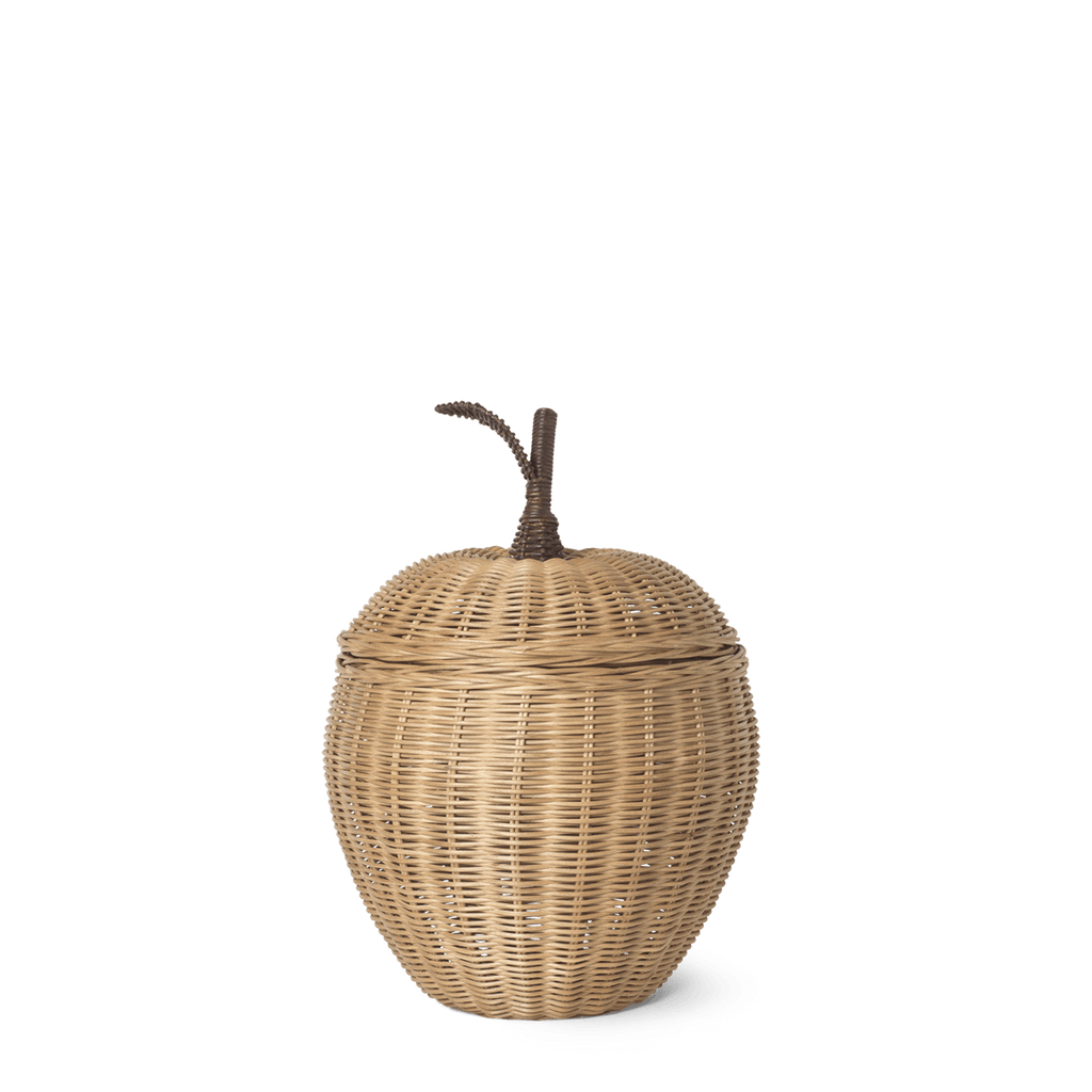 Ferm Living Basket Small Apple Braided Storage Basket