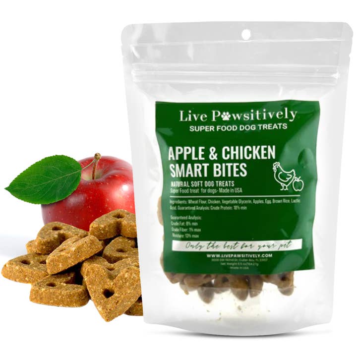 Live Pawsitive Pet Apple & Chicken Smart Bites