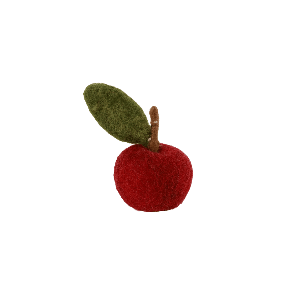 Gry and Sif Holiday Ornaments Apple Felt Ornament